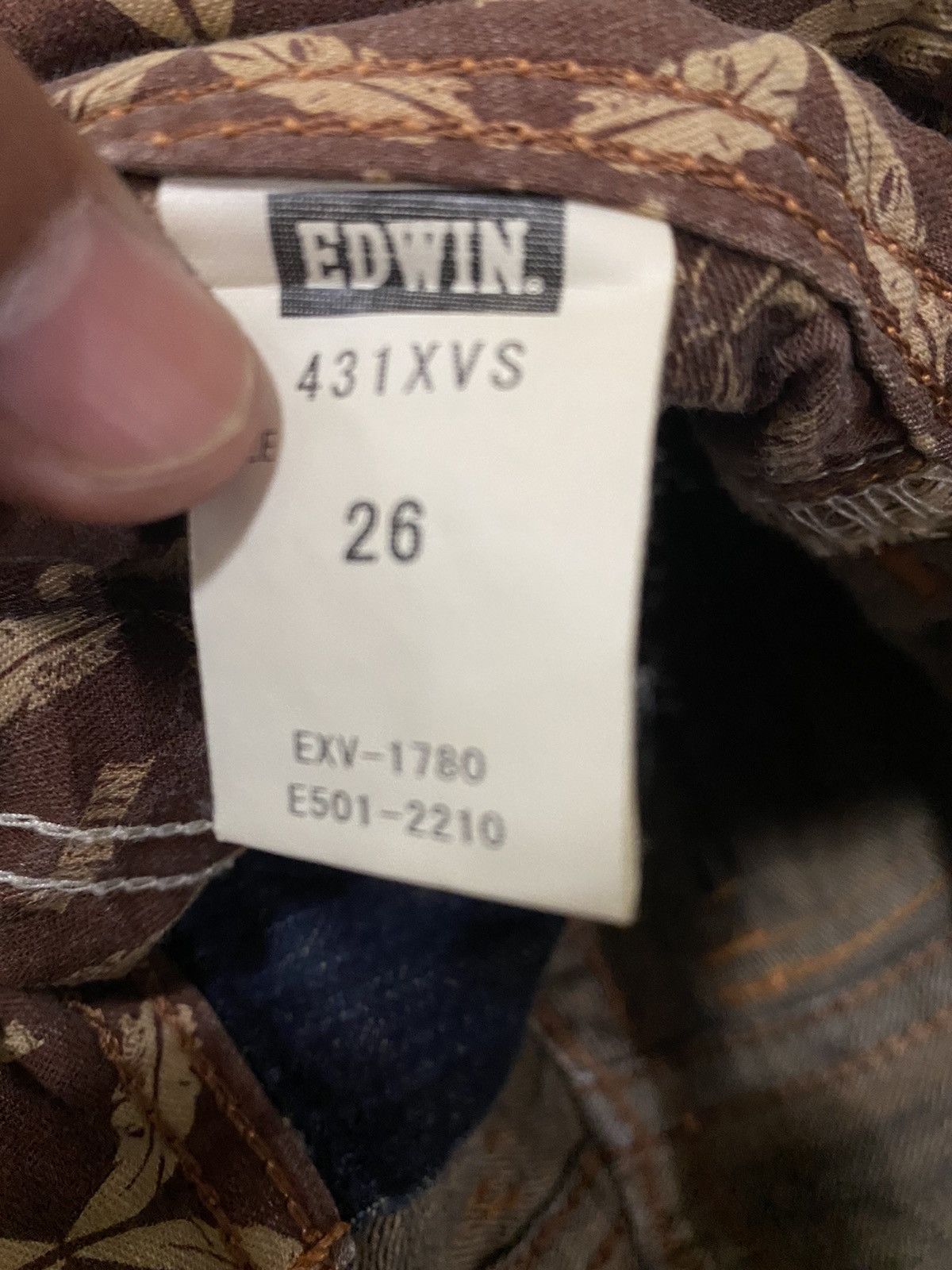 Rusty XV Edwin Exclusive Vintage Distressed Denim Pants
