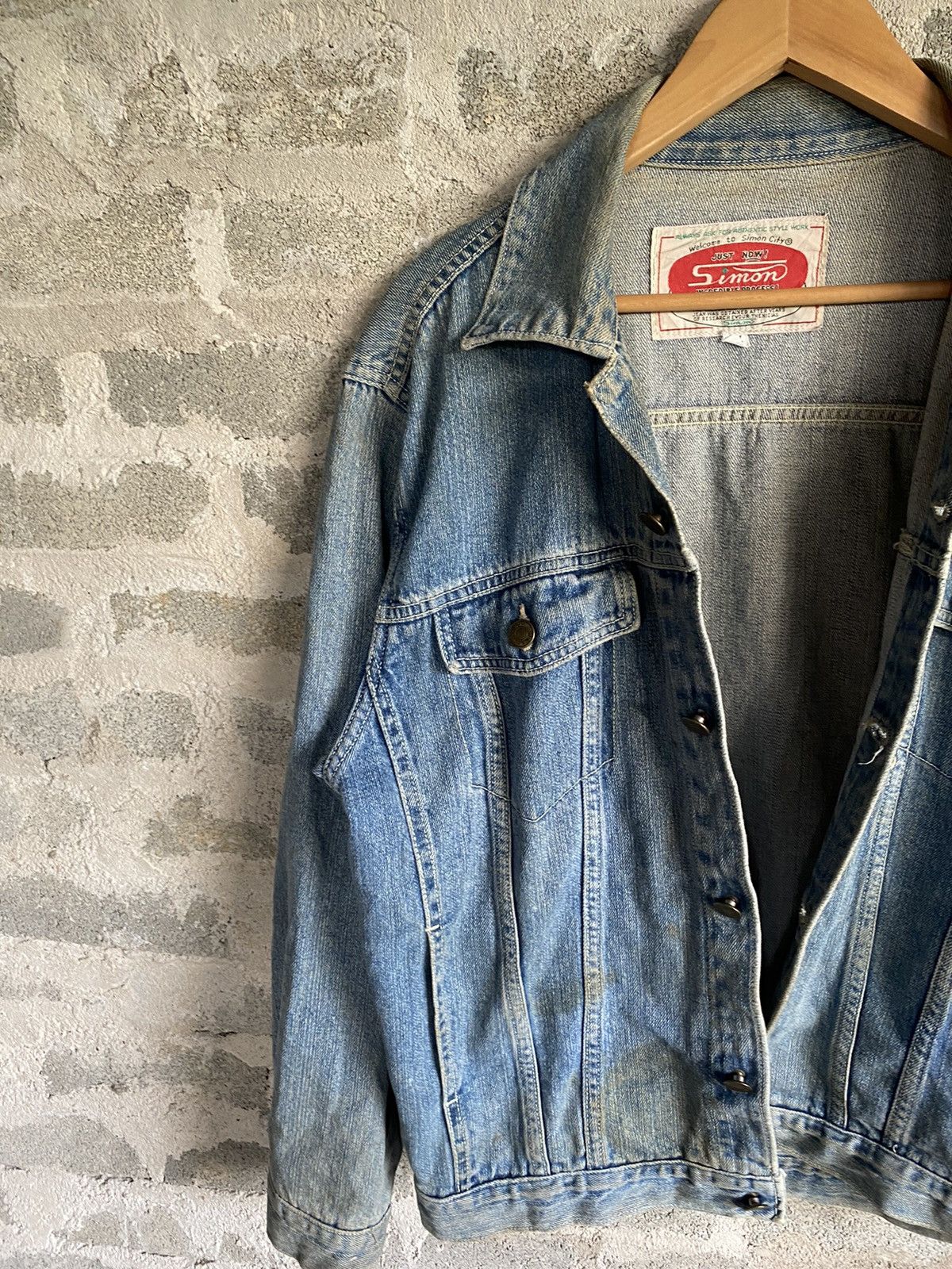 Levi's Vintage Clothing × Vintage Vintage Denim Jacket by Simon Button Levi’s Strauss Size US XL / EU 56 / 4 - 13 Thumbnail