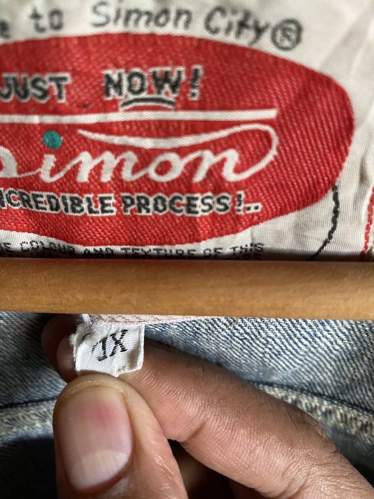 Levi's Vintage Clothing × Vintage Vintage Denim Jacket by Simon Button Levi’s Strauss Size US XL / EU 56 / 4 - 15 Thumbnail