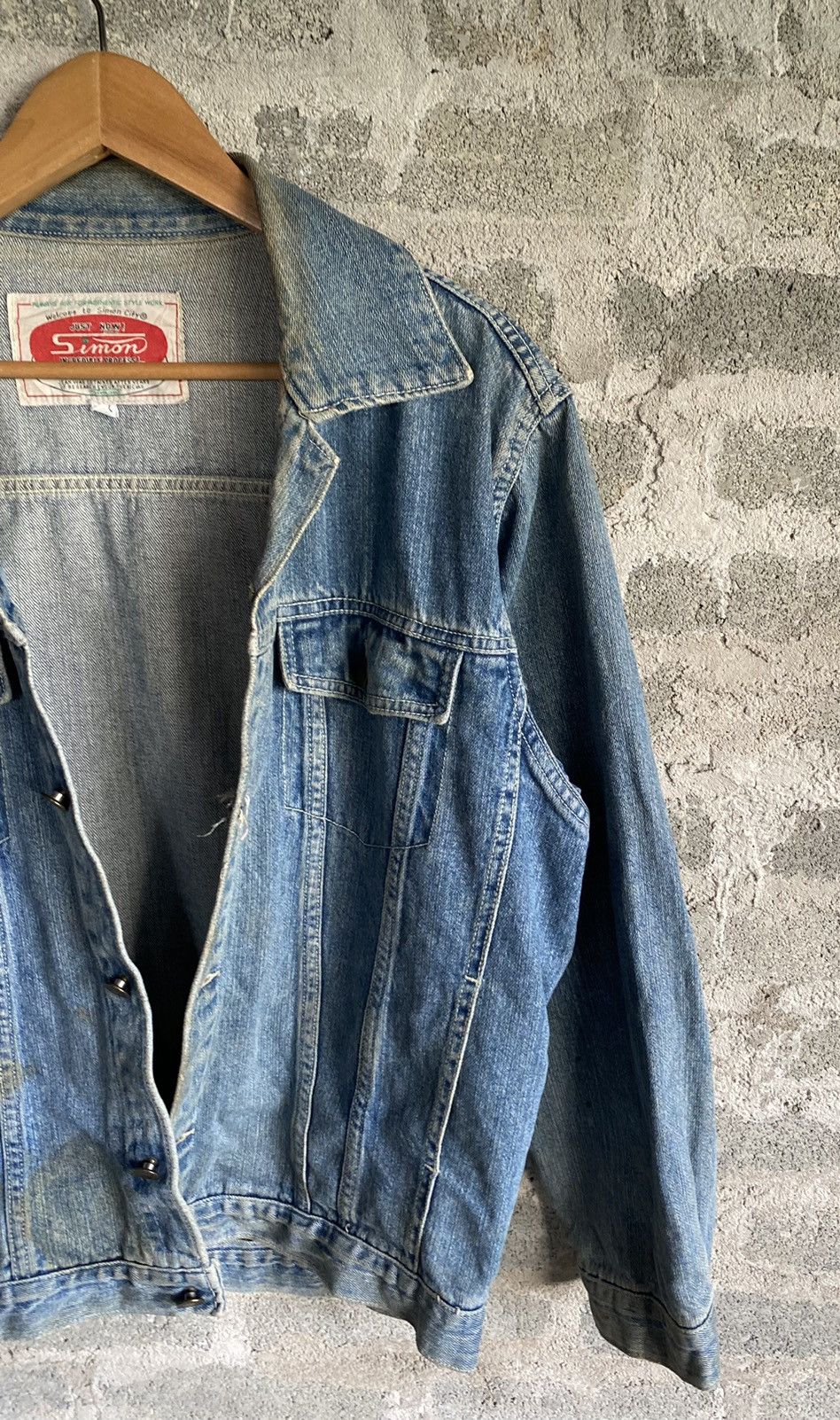 Levi's Vintage Clothing × Vintage Vintage Denim Jacket by Simon Button Levi’s Strauss Size US XL / EU 56 / 4 - 12 Thumbnail