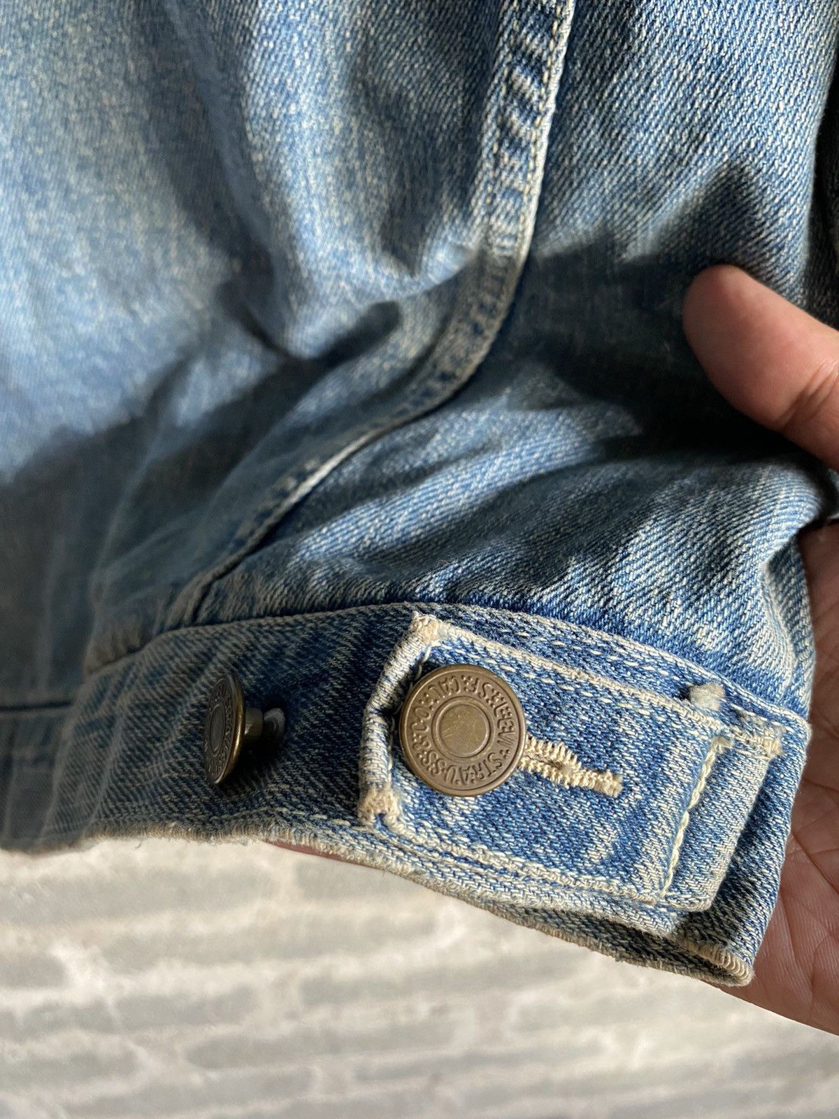 Levi's Vintage Clothing × Vintage Vintage Denim Jacket by Simon Button Levi’s Strauss Size US XL / EU 56 / 4 - 7 Thumbnail