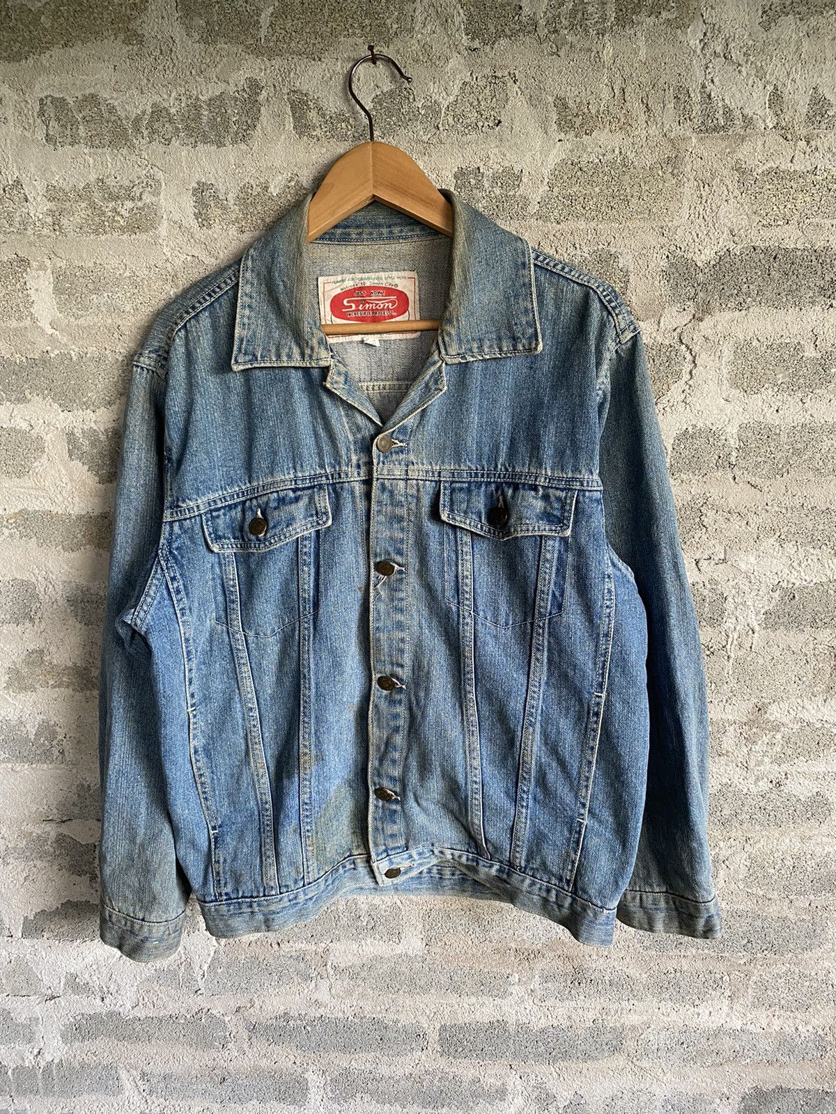 Levi's Vintage Clothing × Vintage Vintage Denim Jacket by Simon Button Levi’s Strauss Size US XL / EU 56 / 4 - 2 Thumbnail