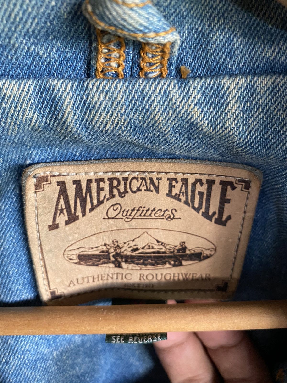 American Eagle Outfitters Vintage Button Up American Eagle Denim Jacket Size US M / EU 48-50 / 2 - 14 Thumbnail