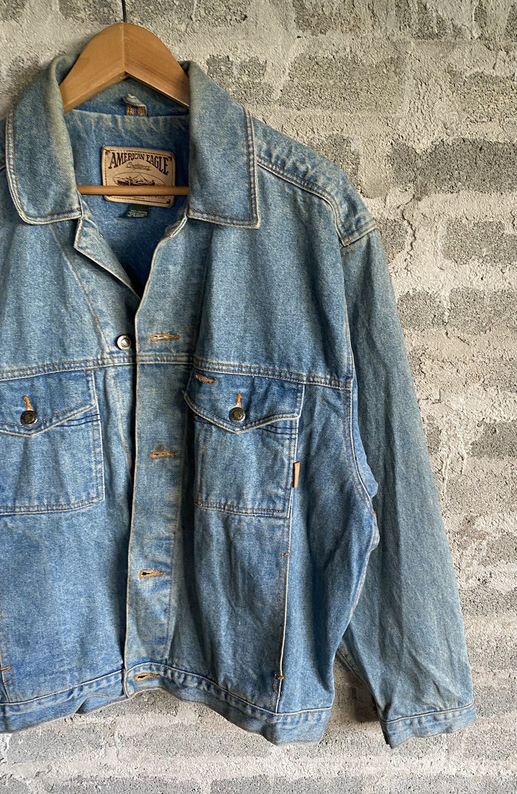 American Eagle Outfitters Vintage Button Up American Eagle Denim Jacket Size US M / EU 48-50 / 2 - 7 Thumbnail