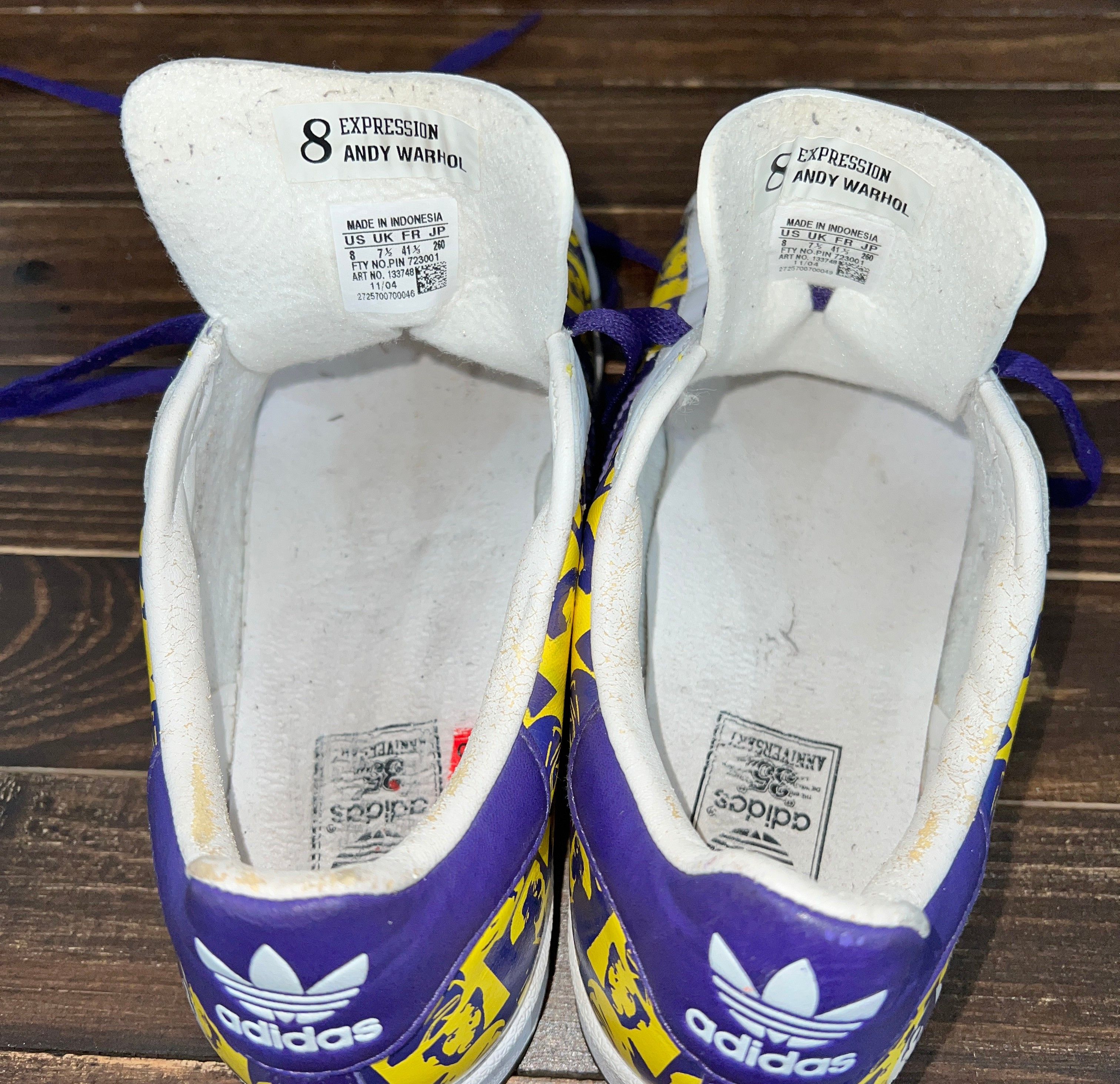 Adidas Vintage Adidas SUPERSTAR 1 EXPRESS Andy Warhol Sneakers Rare Size US 8 / EU 41 - 23 Thumbnail