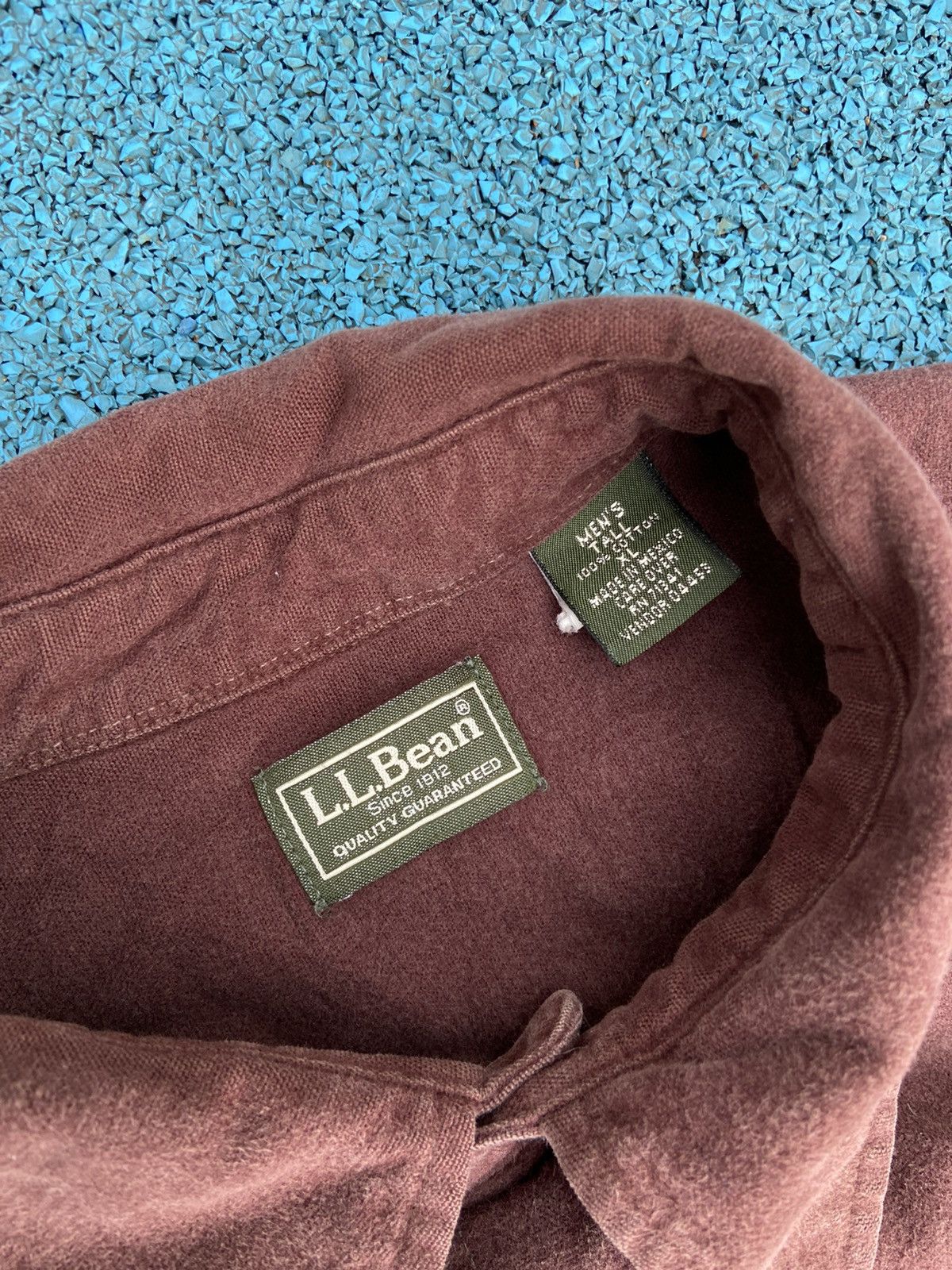 L.L. Bean Vintage L.L Bean brown shirt Size US XL / EU 56 / 4 - 3 Thumbnail
