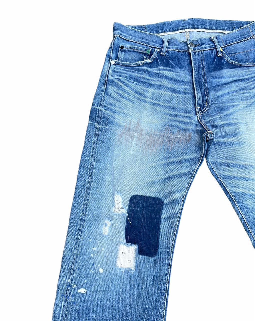 Designer × Japanese Brand × Visvim Visvim Fluxus Denim Size US 34 / EU 50 - 5 Thumbnail