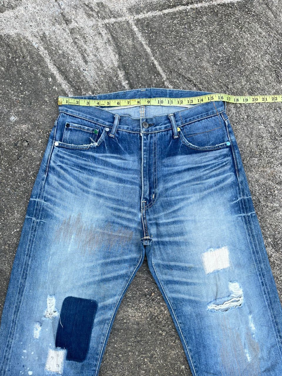 Designer × Japanese Brand × Visvim Visvim Fluxus Denim Size US 34 / EU 50 - 19 Thumbnail