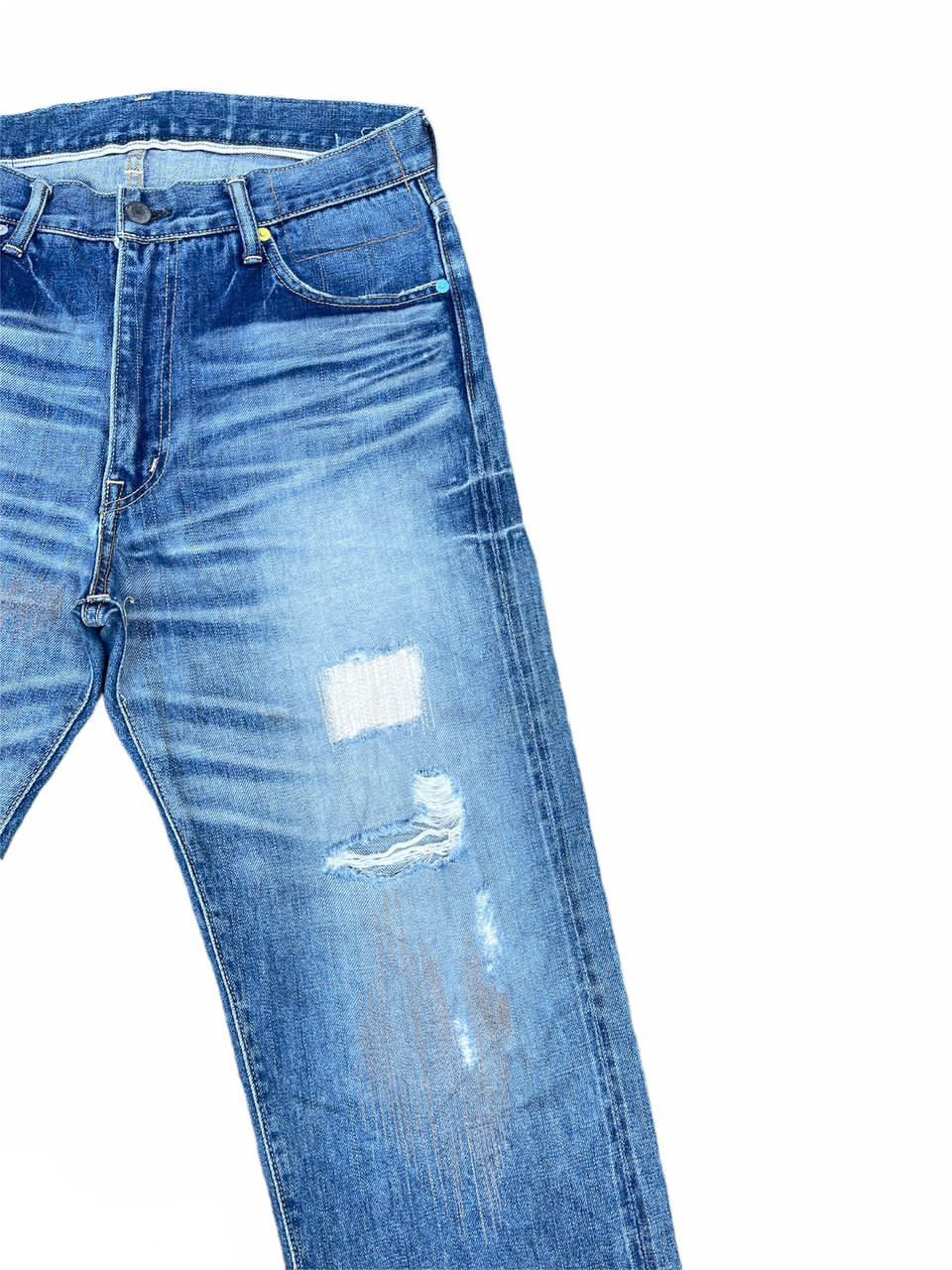 Designer × Japanese Brand × Visvim Visvim Fluxus Denim Size US 34 / EU 50 - 4 Thumbnail