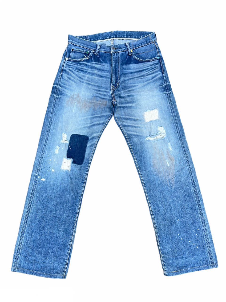Designer × Japanese Brand × Visvim Visvim Fluxus Denim Size US 34 / EU 50 - 2 Thumbnail