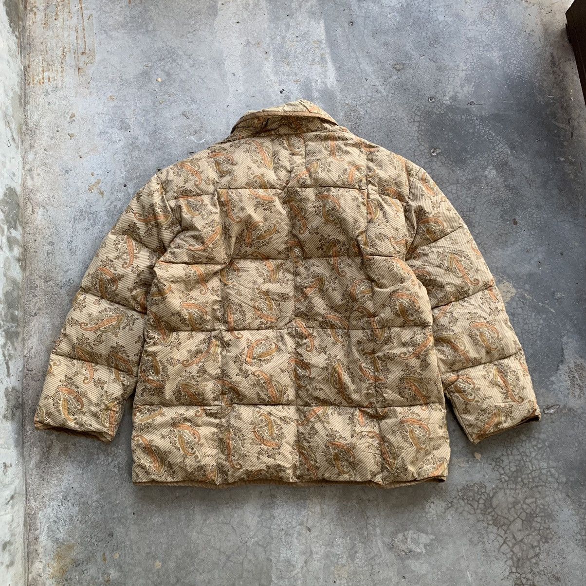 Japanese Brand × Vintage Vintage JapaneseBrand Nishikawa Paisley Quilted Down Jacket Size US L / EU 52-54 / 3 - 3 Thumbnail