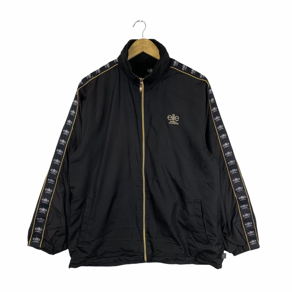 VINTAGE ELITE MODELS COLLEZIONE SIDE TAPE WINDBREAKER JACKET