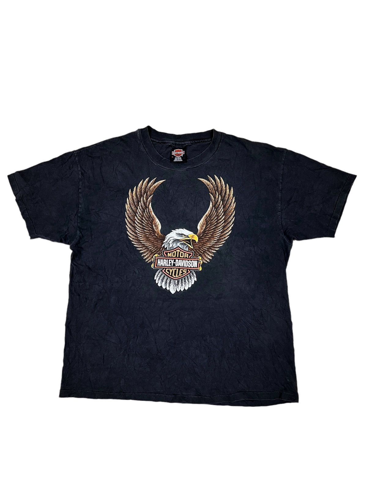 ICONIC🔥1995 Harley Davidson 🇺🇸 Eagles Mancuso Texas Shirt