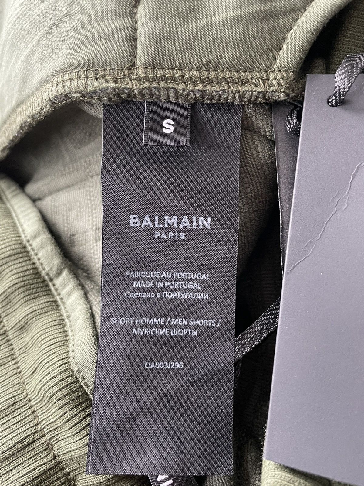 Balmain Rare Brand New Limited Edition Super Runway Logo Shorts Size US 30 / EU 46 - 11 Thumbnail