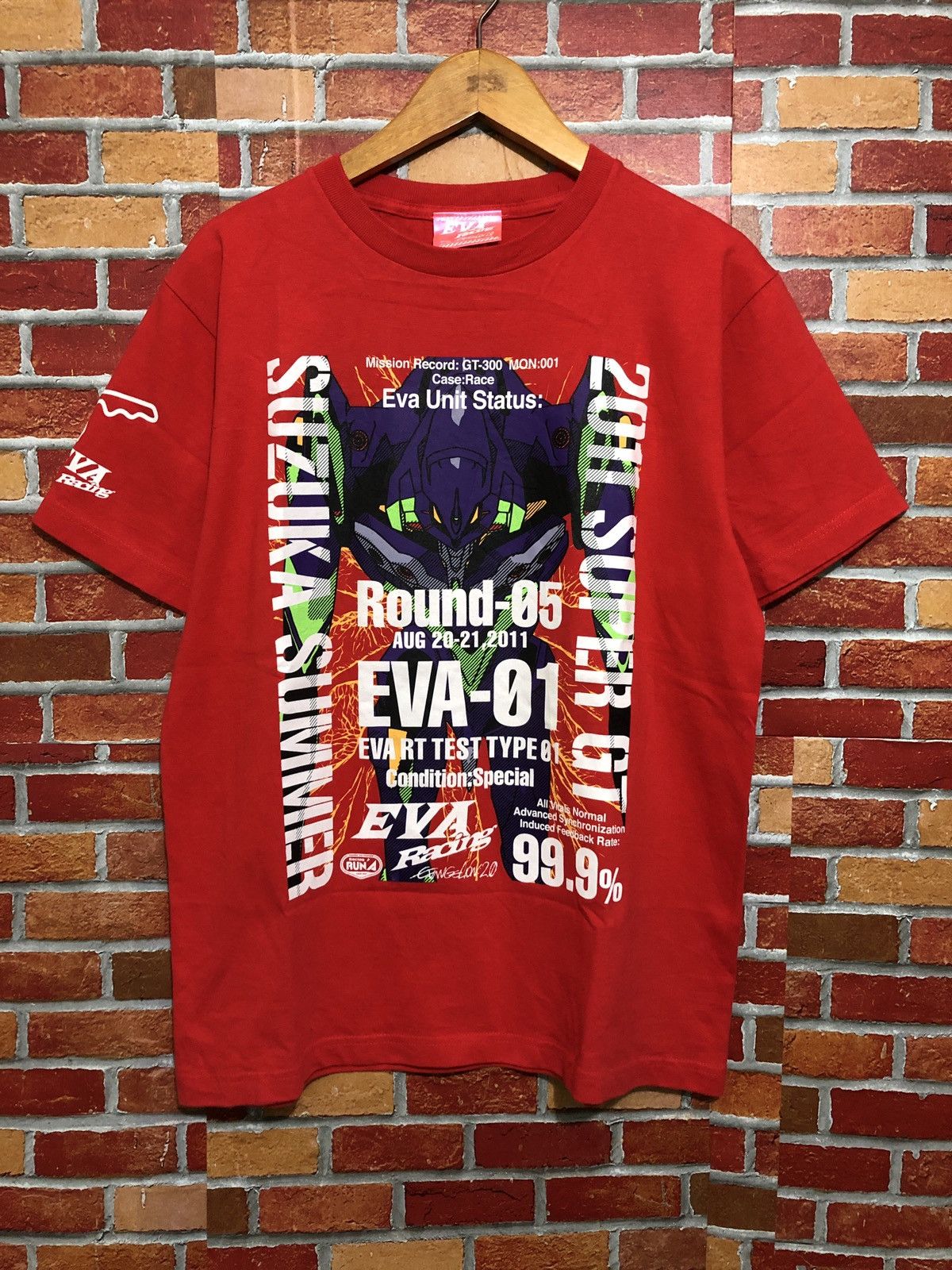Anime Evangelion Eva Racing T-Shirt Size US M / EU 48-50 / 2 - 1 Thumbnail
