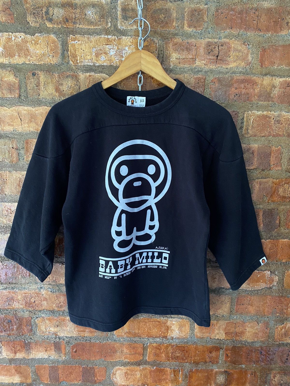 Bape 2004 iconic Bape baby Milo Mamma 3/4 sleeve Size US S / EU 44-46 / 1 - 4 Thumbnail