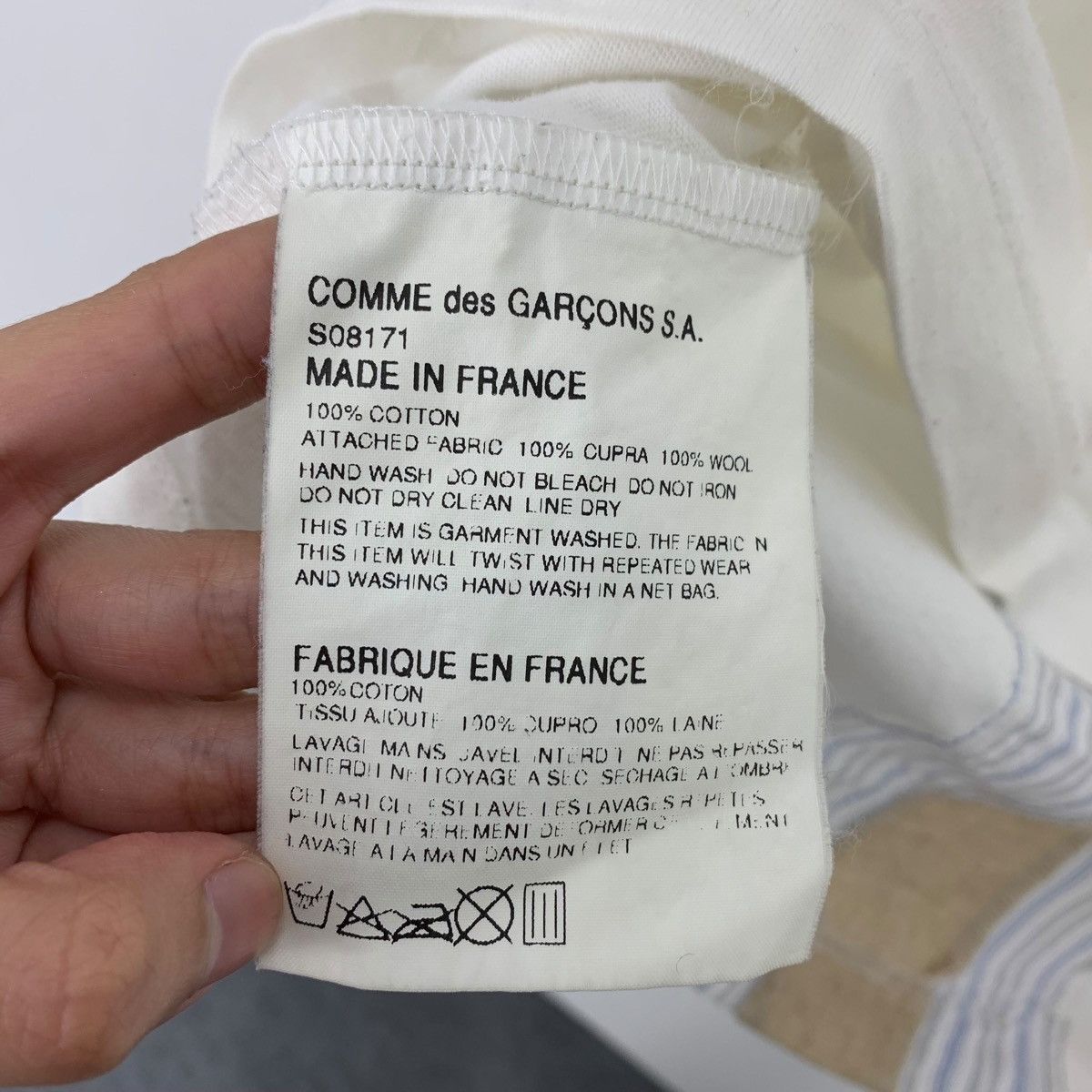 Comme des Garcons × Japanese Brand COMME des GARCONS shirt stack patchwork design Size US M / EU 48-50 / 2 - 10 Thumbnail