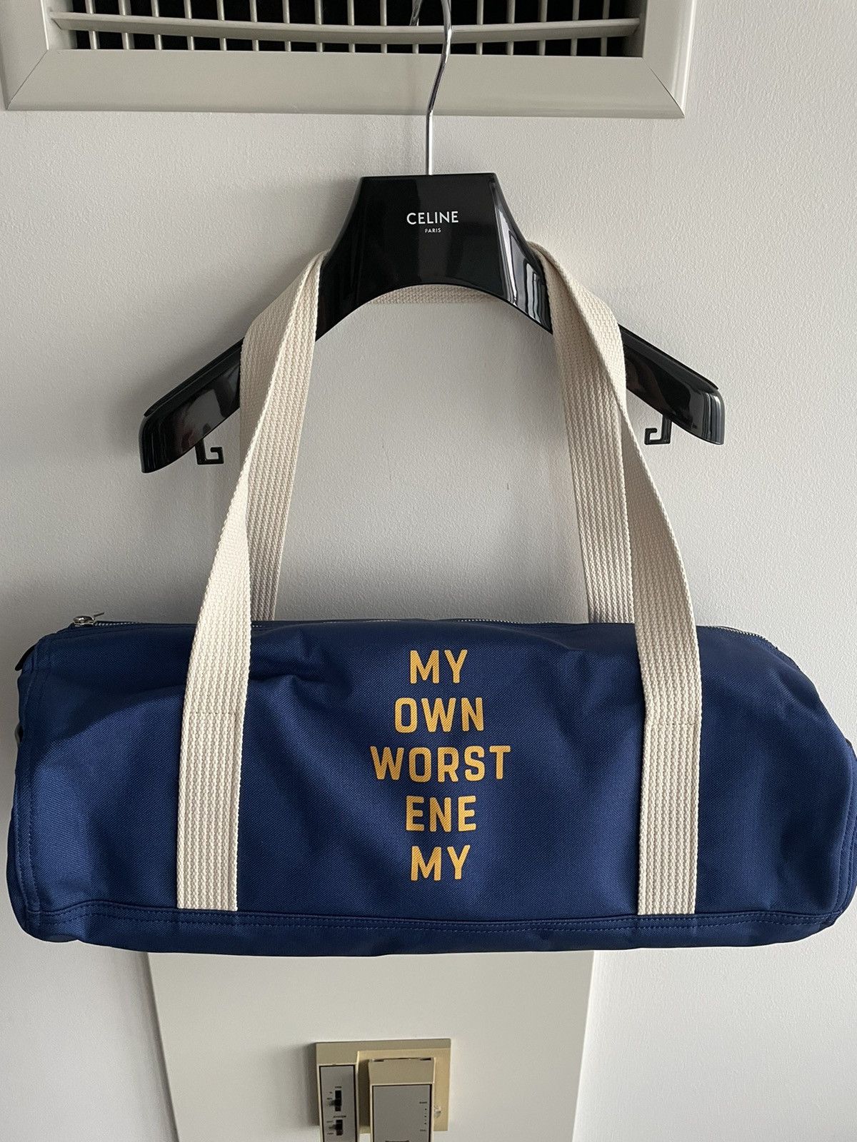 Celine × Hedi Slimane Rare Brand New Hedi Runway My Own Worst ENE My Duffle Bag Size ONE SIZE - 17 Thumbnail