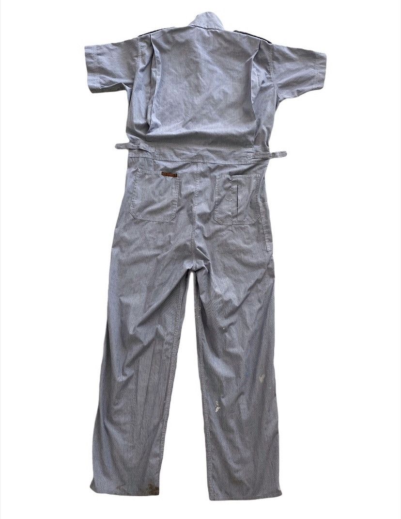 Vintage Vintage striped McDonald's overalls desingn Rare Size US 35 - 7 Thumbnail