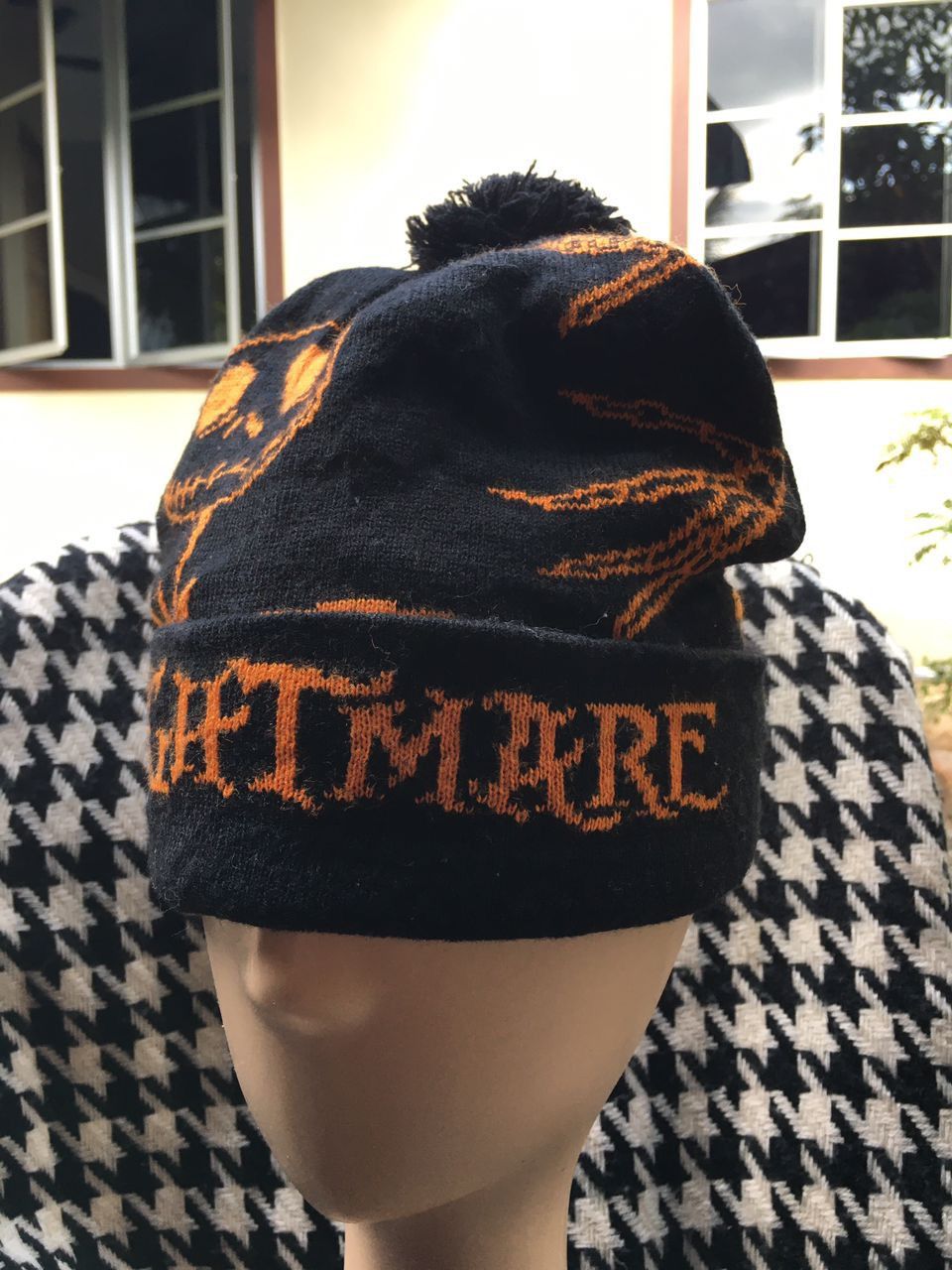 Tim burton the nightmare Bobble Black Beanie