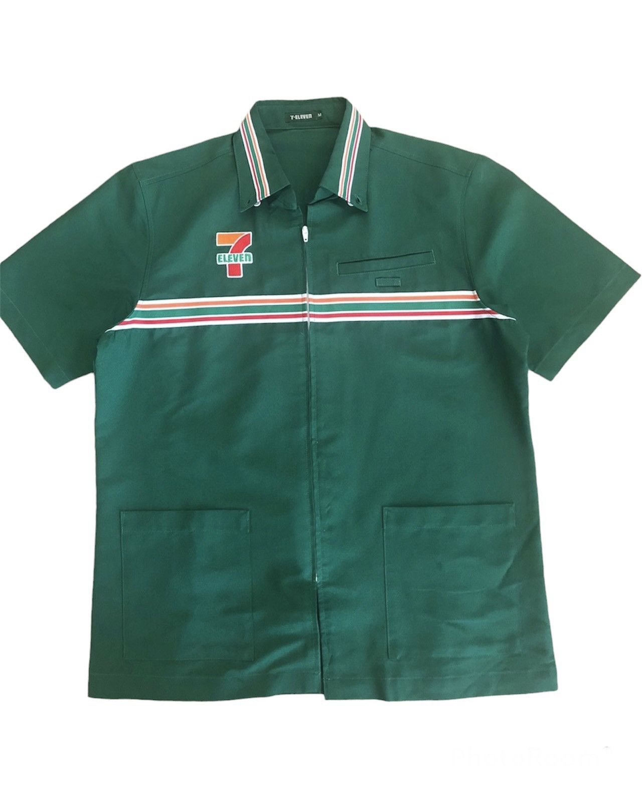 Vintage VINTAGE 7 ELEVEN UNIFORMS WORKERS SHIRT 1990 Size US L / EU 52-54 / 3 - 1 Thumbnail