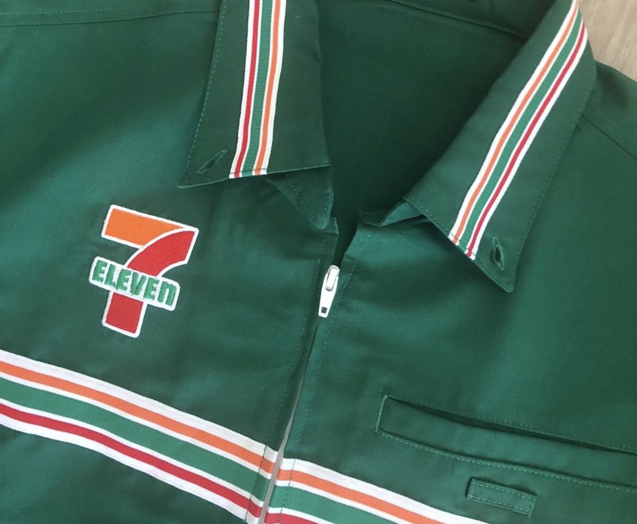 Vintage VINTAGE 7 ELEVEN UNIFORMS WORKERS SHIRT 1990 Size US L / EU 52-54 / 3 - 6 Thumbnail