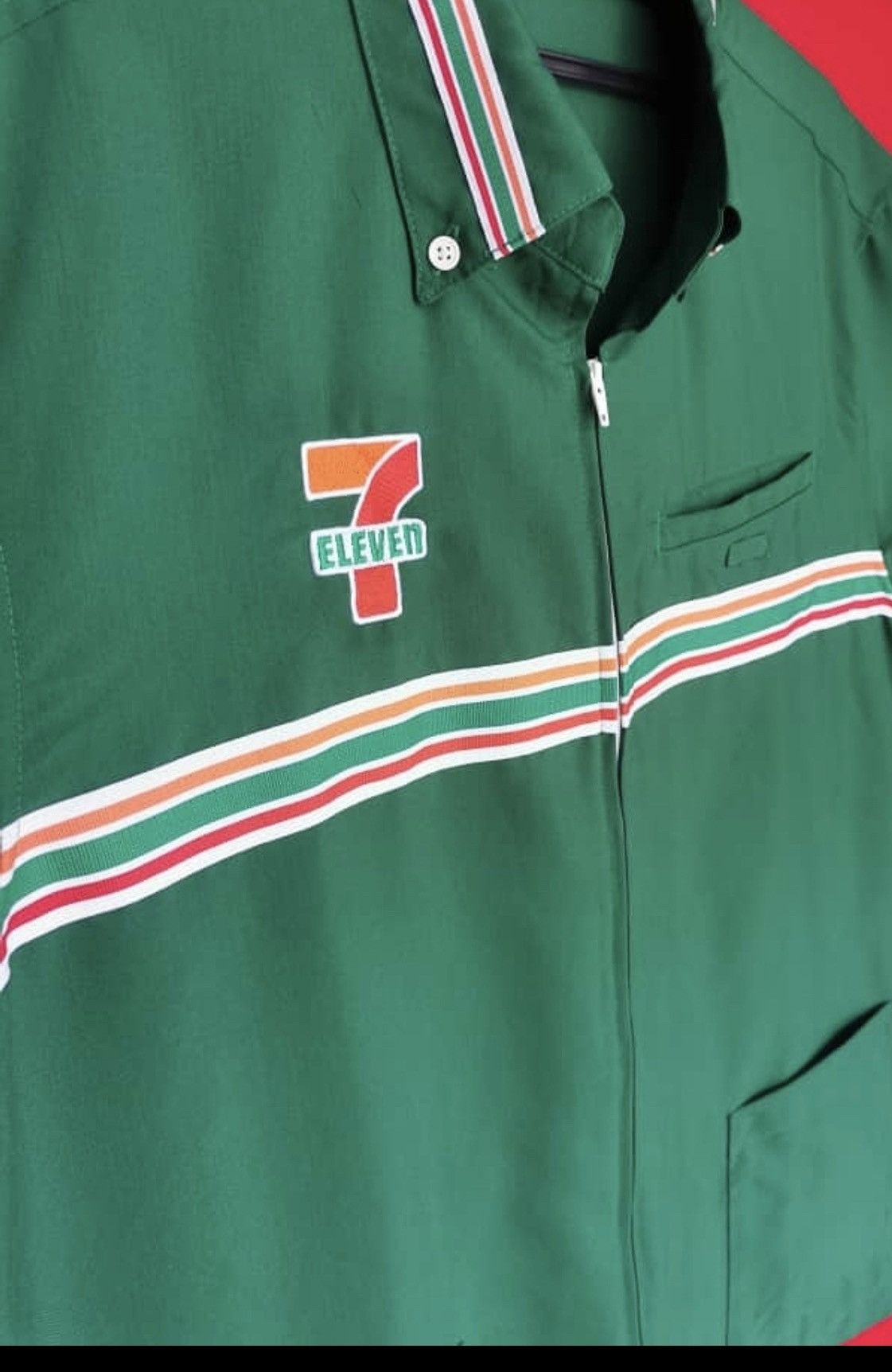 Vintage VINTAGE 7 ELEVEN UNIFORMS WORKERS SHIRT 1990 Size US L / EU 52-54 / 3 - 5 Thumbnail