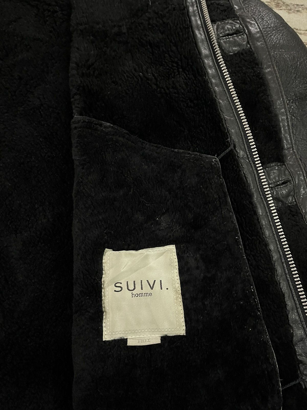 Other 🇯🇵 SUIVI Homme B3 Shearling Winter Jacket Sheepskin Fur Coat Size US L / EU 52-54 / 3 - 10 Thumbnail