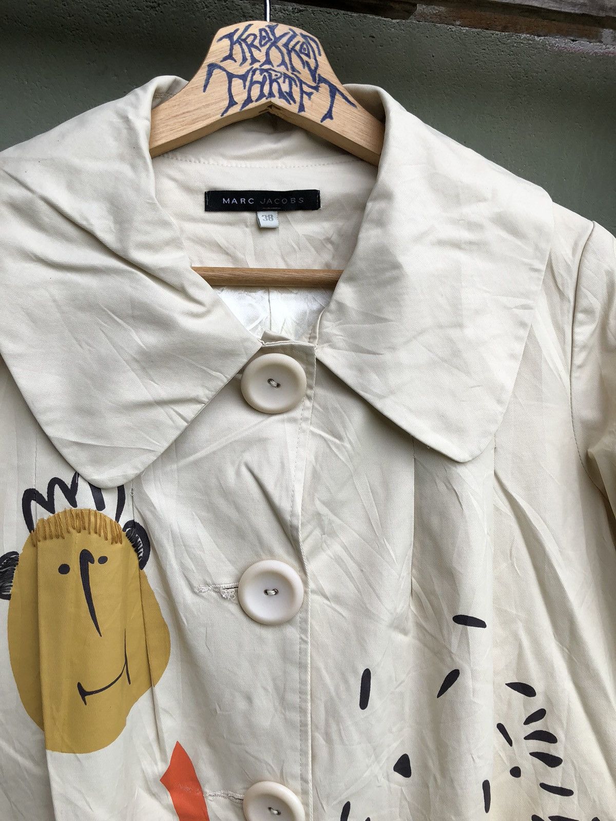 Designer × Marc Jacobs Vintage Marc Jacobs Art Design Style Jacket Size US M / EU 48-50 / 2 - 4 Thumbnail
