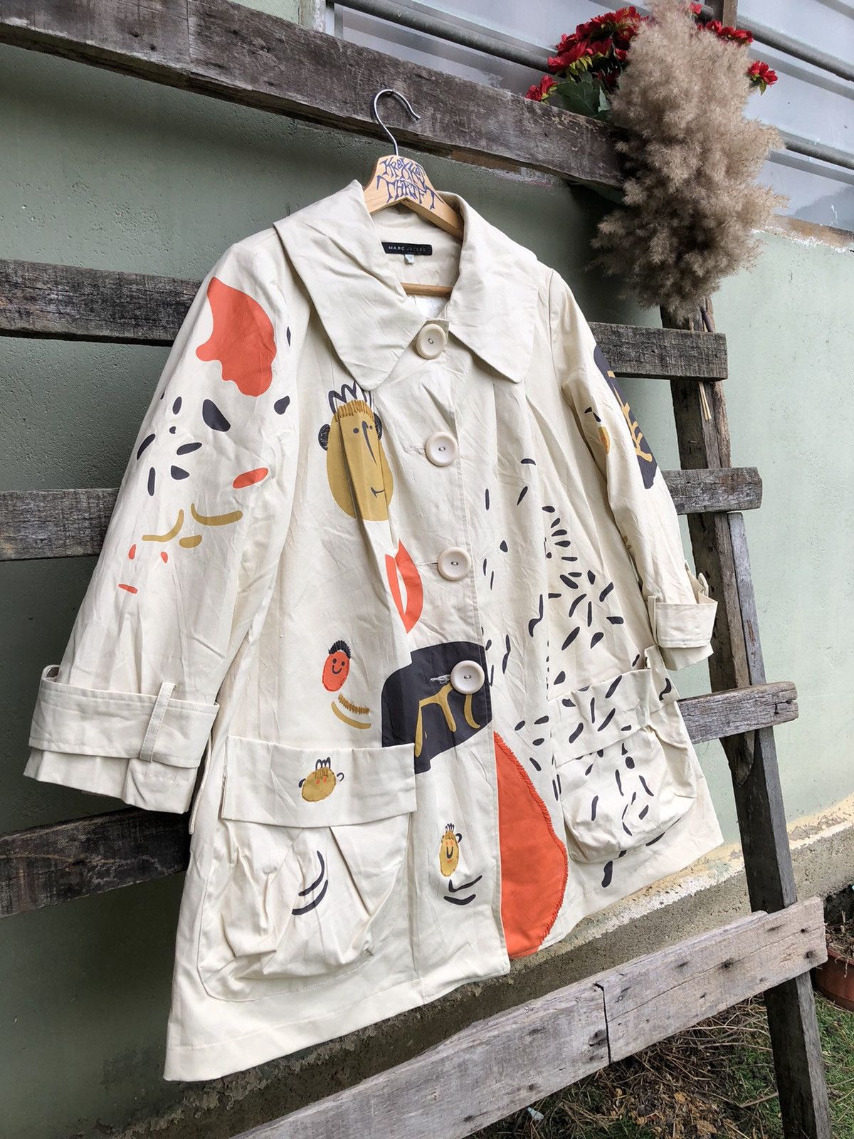 Designer × Marc Jacobs Vintage Marc Jacobs Art Design Style Jacket Size US M / EU 48-50 / 2 - 1 Thumbnail