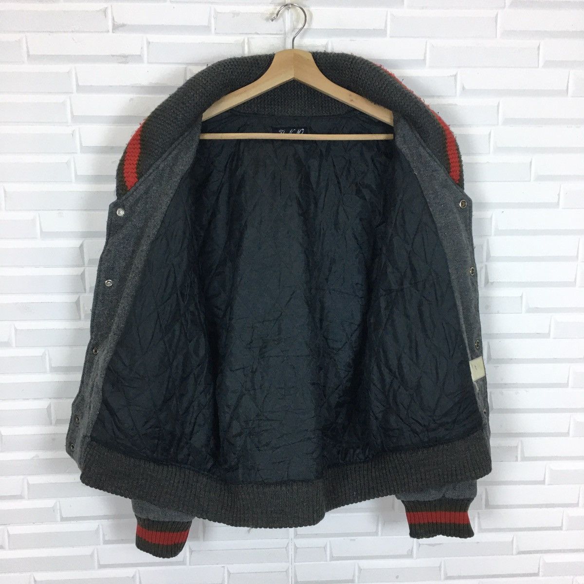 Japanese Brand Freedom Wool Knit Varsity Size US M / EU 48-50 / 2 - 9 Thumbnail