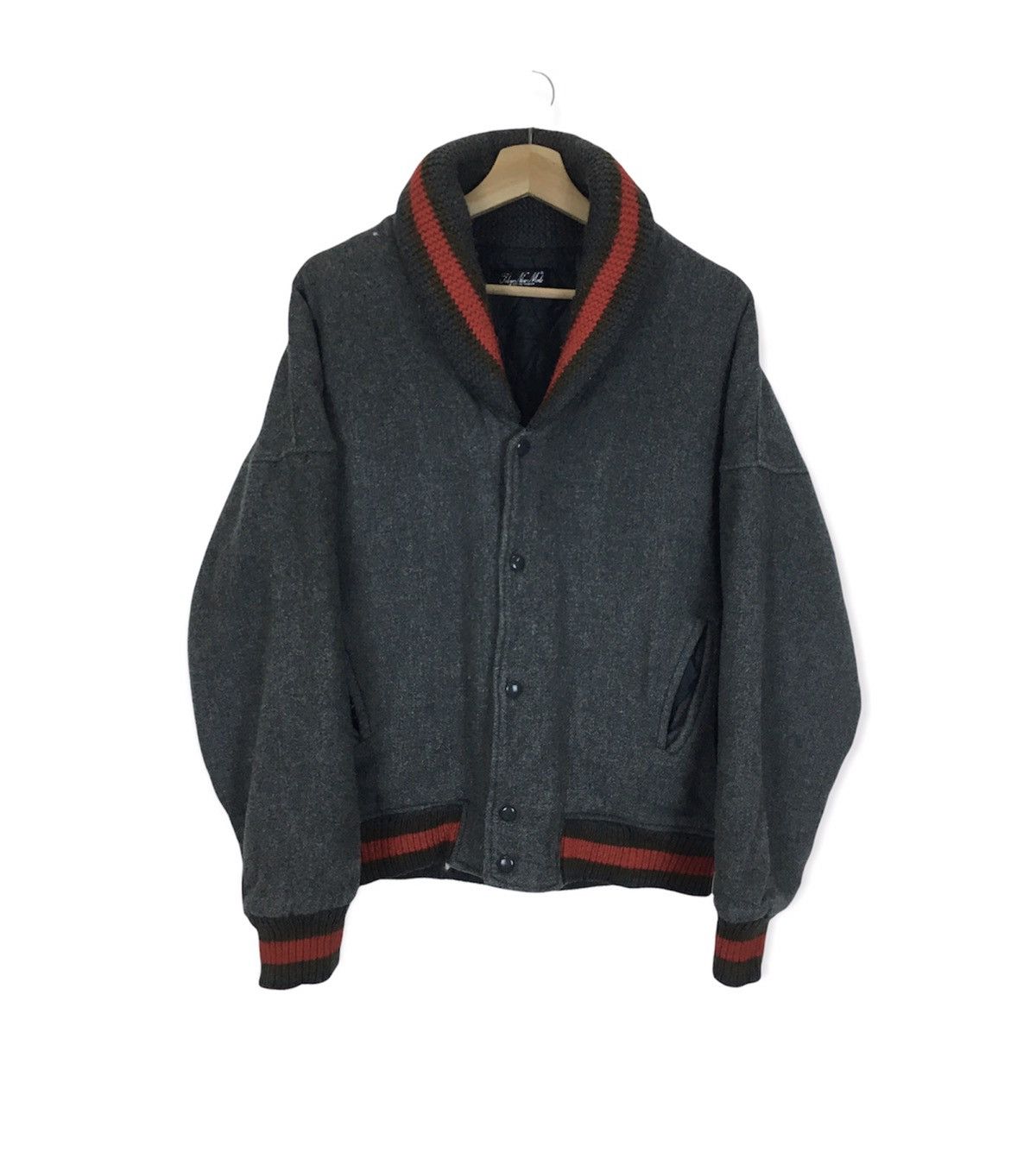 Japanese Brand Freedom Wool Knit Varsity Size US M / EU 48-50 / 2 - 1 Thumbnail