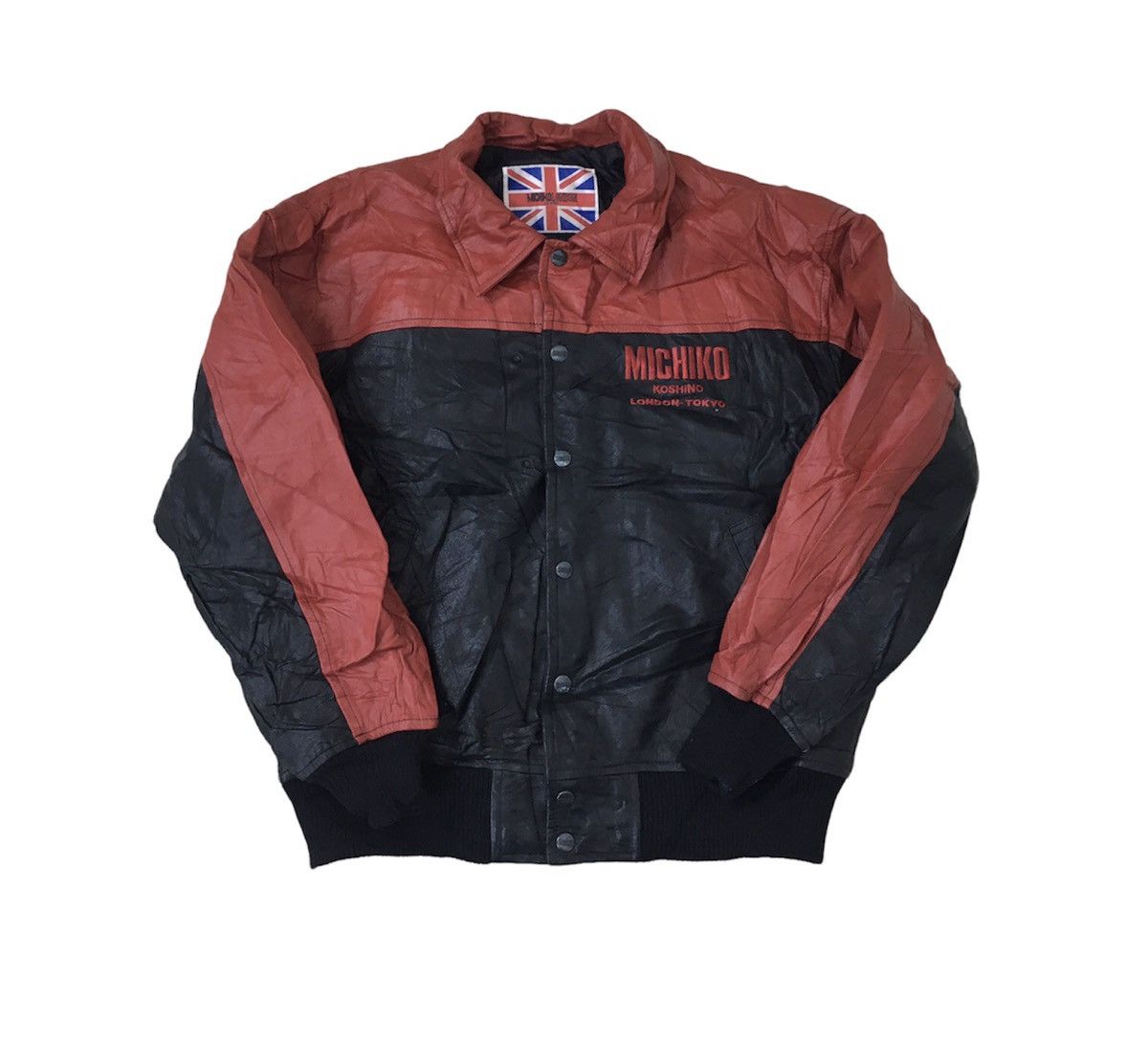 Michiko Koshino London MICHIKO LONDON Synthetic Leather Bomber Size US M / EU 48-50 / 2 - 1 Thumbnail