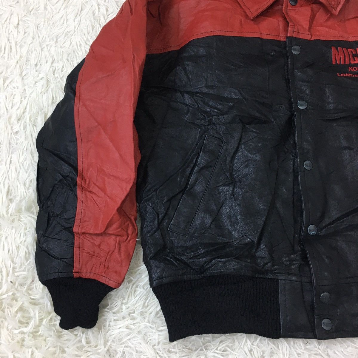 Michiko Koshino London MICHIKO LONDON Synthetic Leather Bomber Size US M / EU 48-50 / 2 - 3 Thumbnail