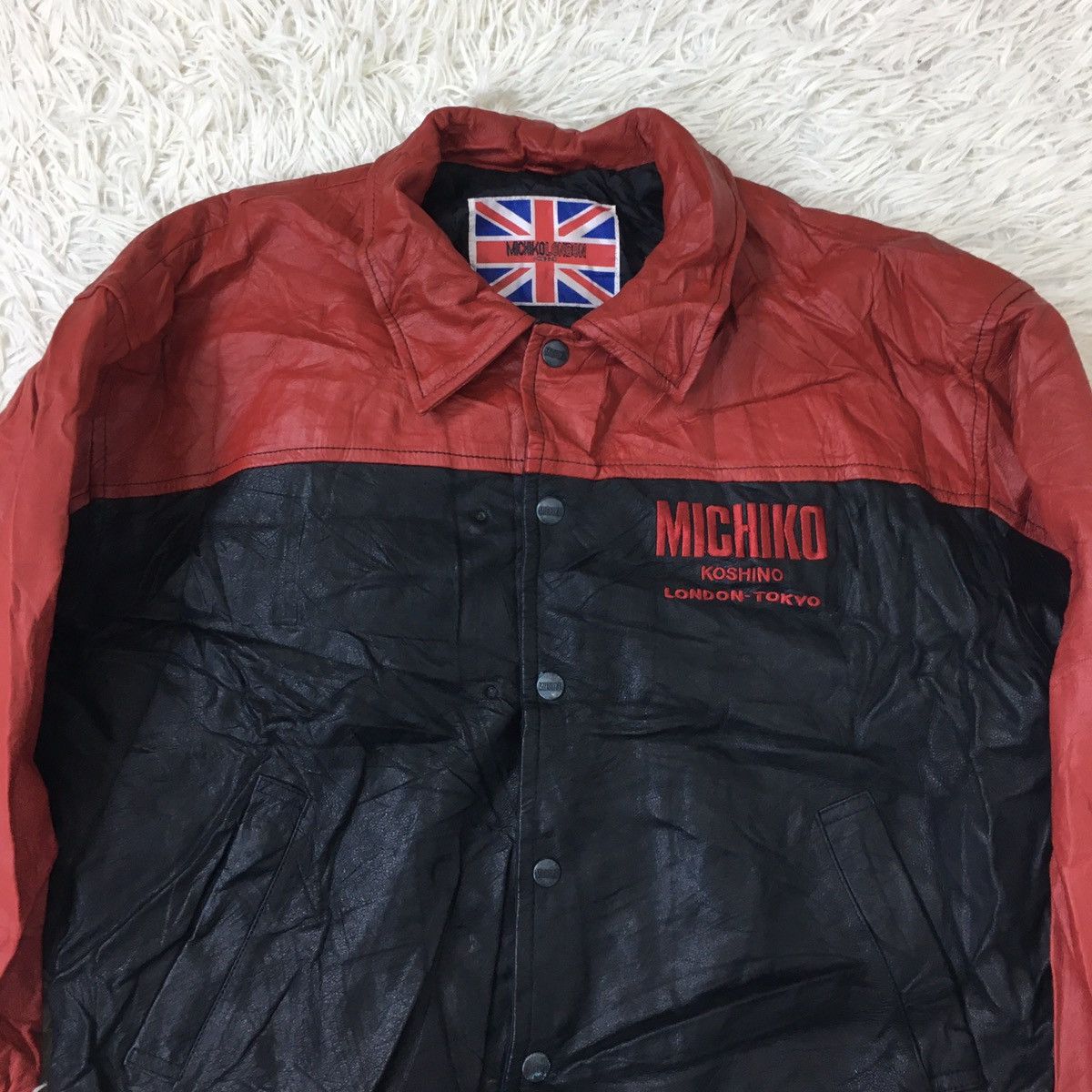 Michiko Koshino London MICHIKO LONDON Synthetic Leather Bomber Size US M / EU 48-50 / 2 - 5 Thumbnail