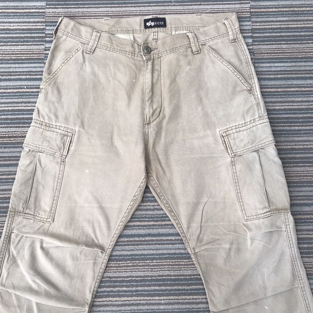 Alpha Industries Vintage Alpha Industries Trousers Tactical Cargo Pants Size US 34 / EU 50 - 2 Thumbnail