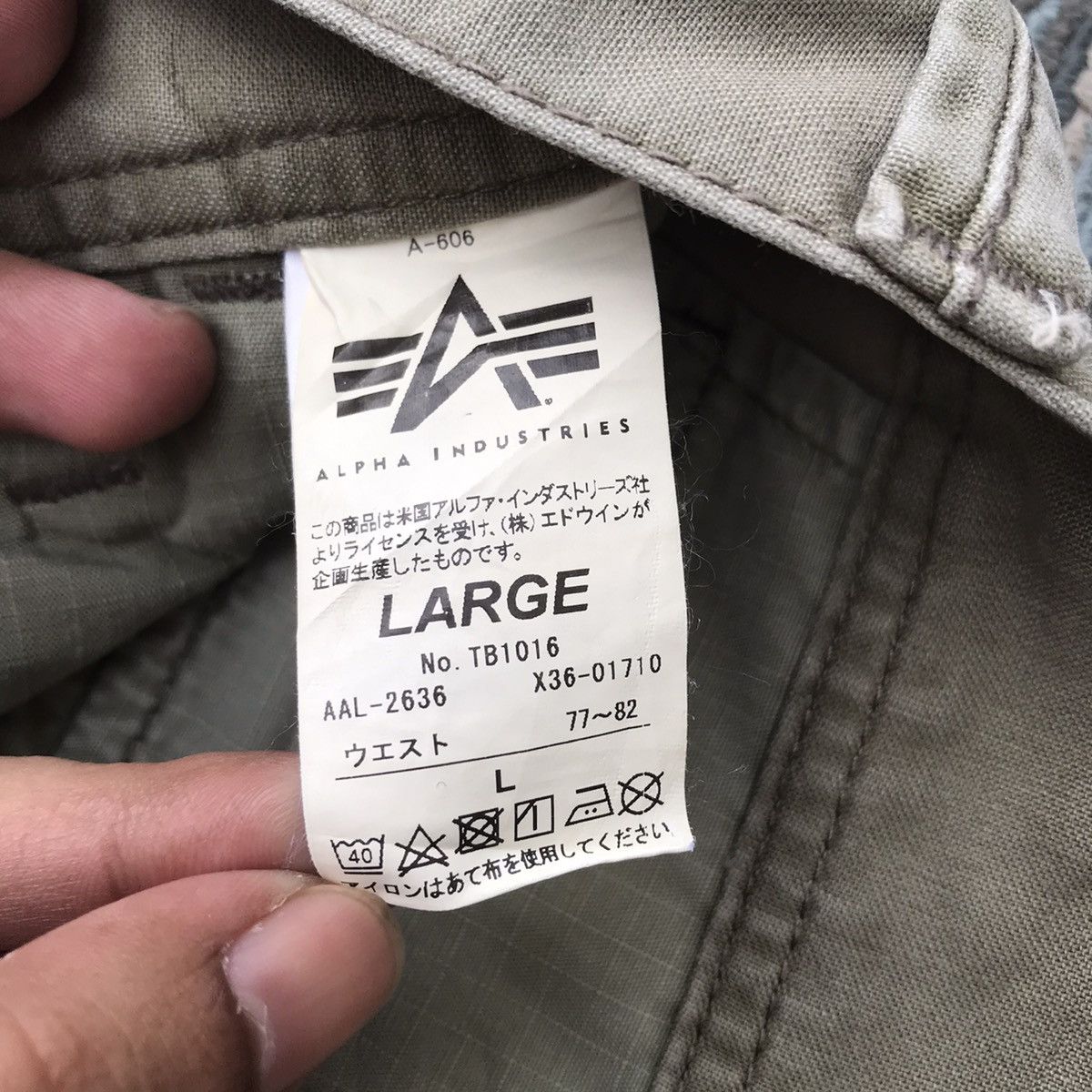 Alpha Industries Vintage Alpha Industries Trousers Tactical Cargo Pants Size US 34 / EU 50 - 12 Thumbnail