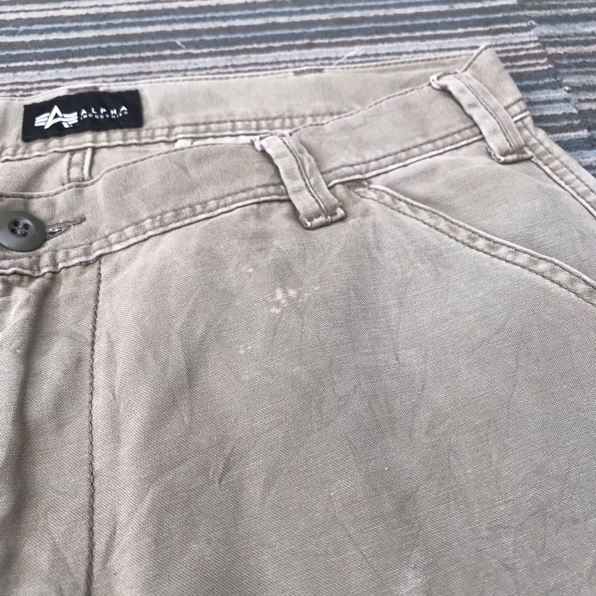 Alpha Industries Vintage Alpha Industries Trousers Tactical Cargo Pants Size US 34 / EU 50 - 7 Thumbnail