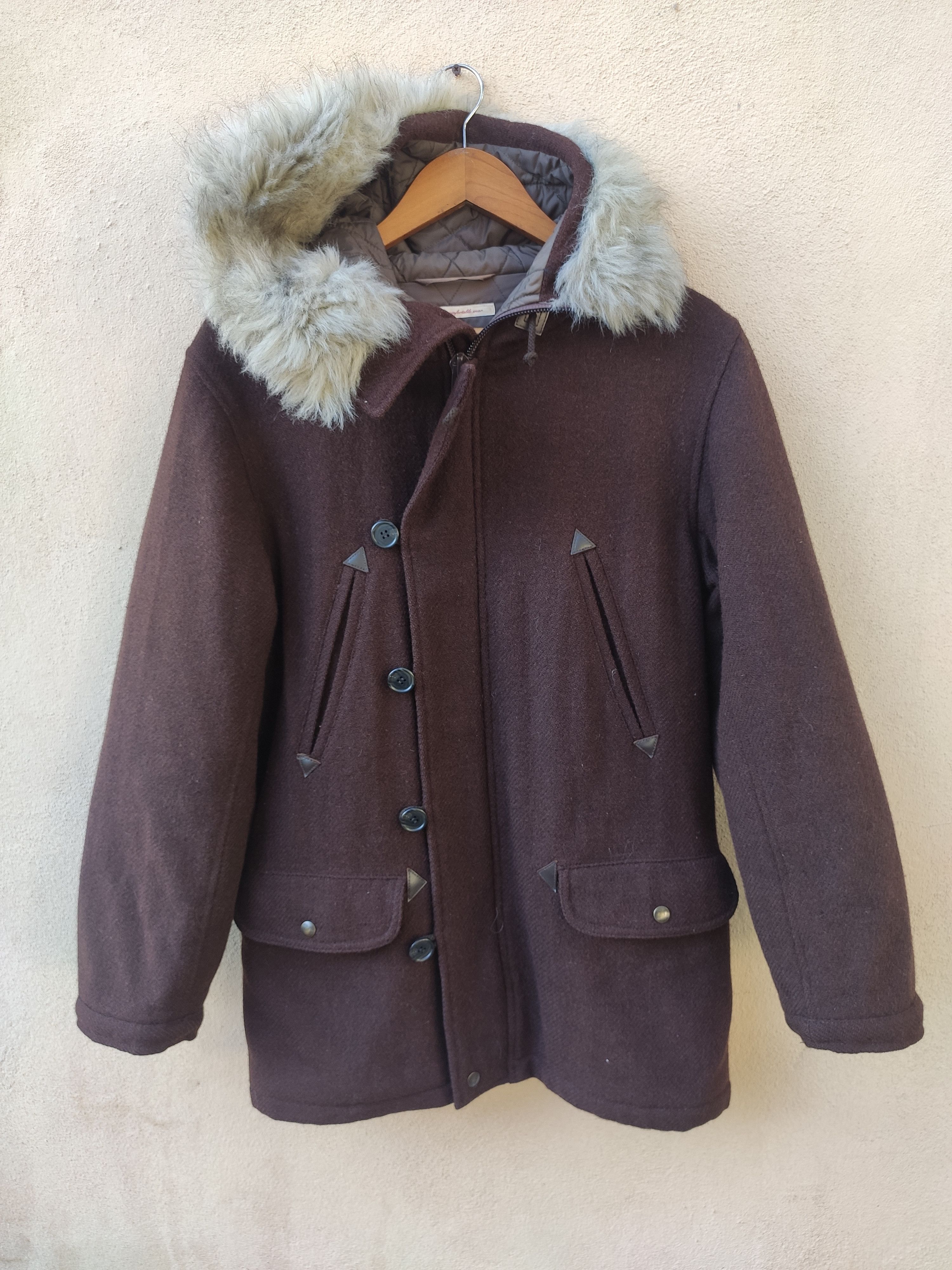 Beams Plus Beams X Harris Tweed Jacket wool fur coat Size US M / EU 48-50 / 2 - 2 Thumbnail