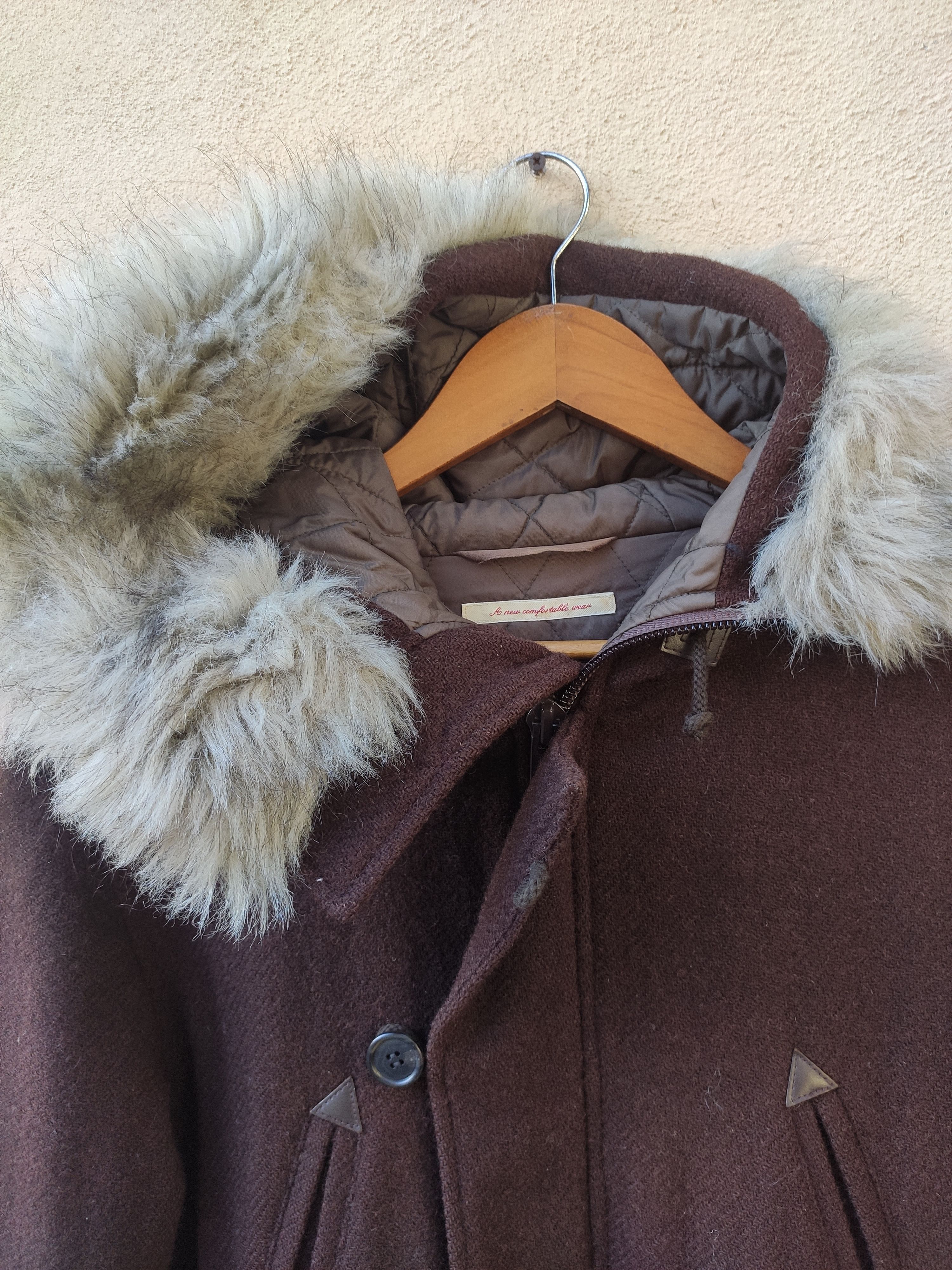 Beams Plus Beams X Harris Tweed Jacket wool fur coat Size US M / EU 48-50 / 2 - 6 Thumbnail