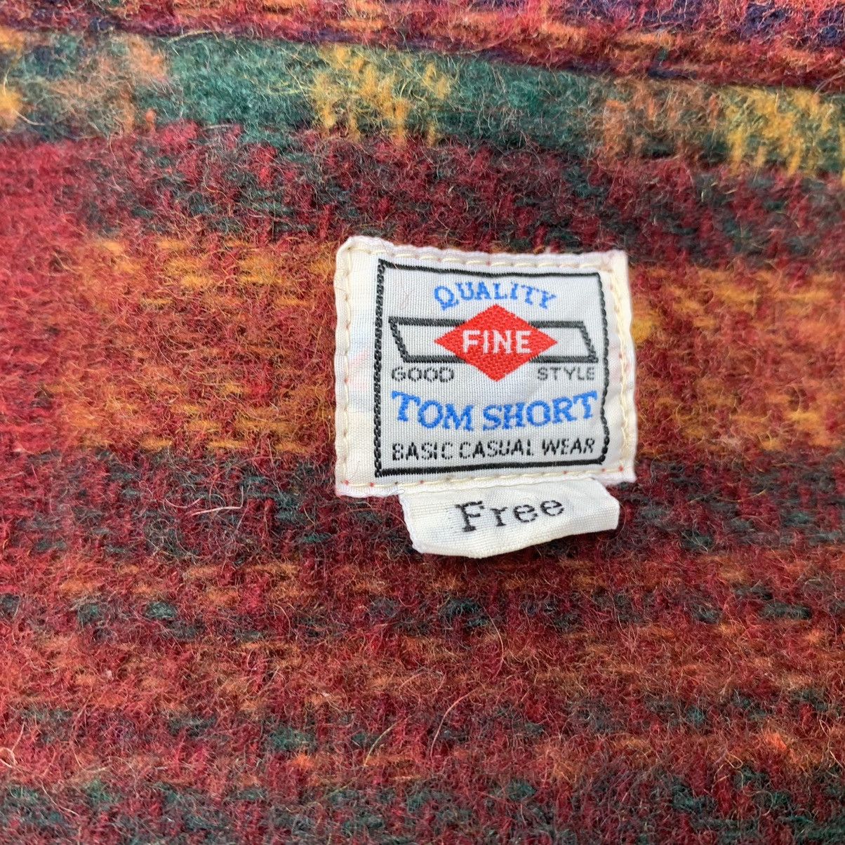 Japanese Brand Tom Short Patchwork Wool Jacket Size US L / EU 52-54 / 3 - 11 Thumbnail