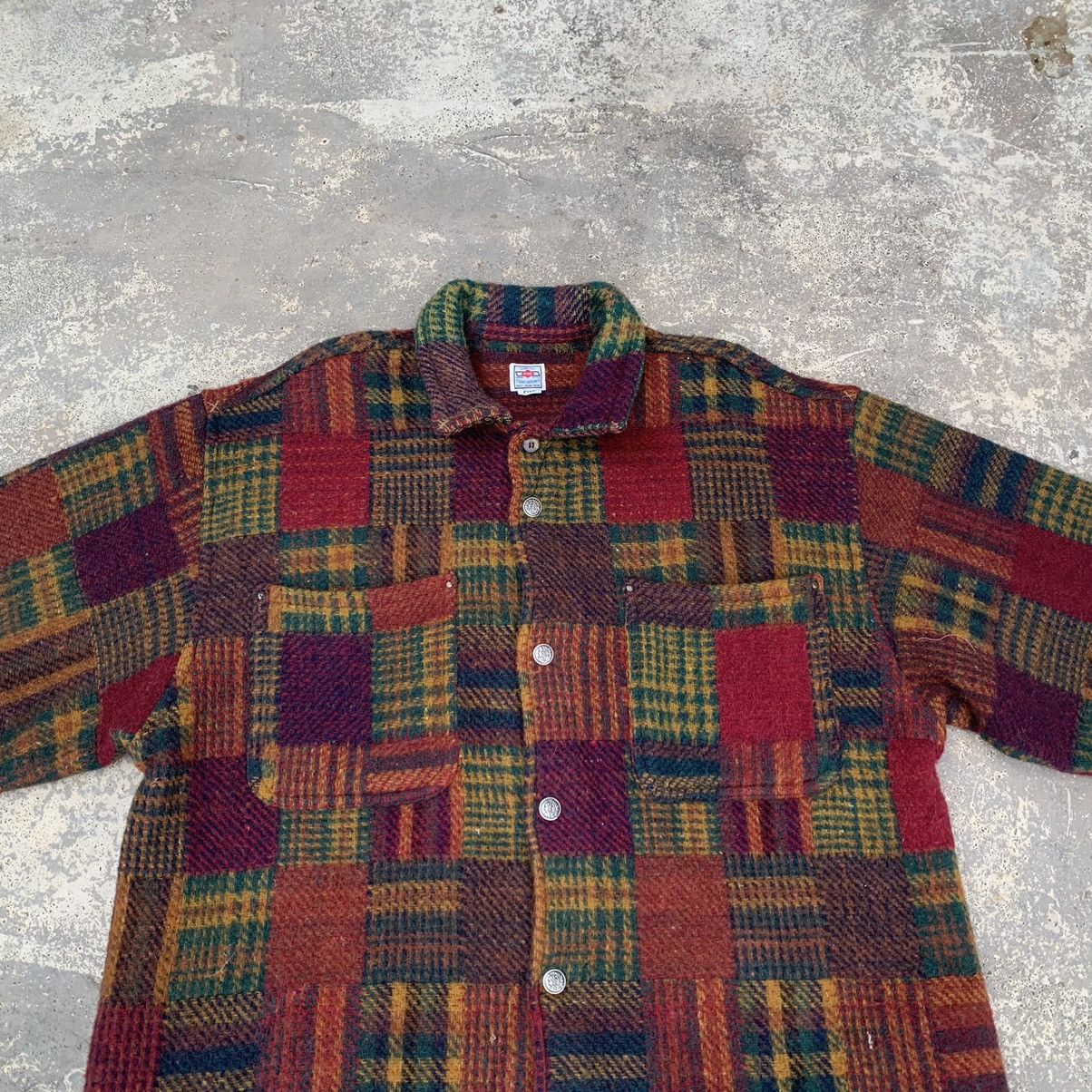 Japanese Brand Tom Short Patchwork Wool Jacket Size US L / EU 52-54 / 3 - 6 Thumbnail