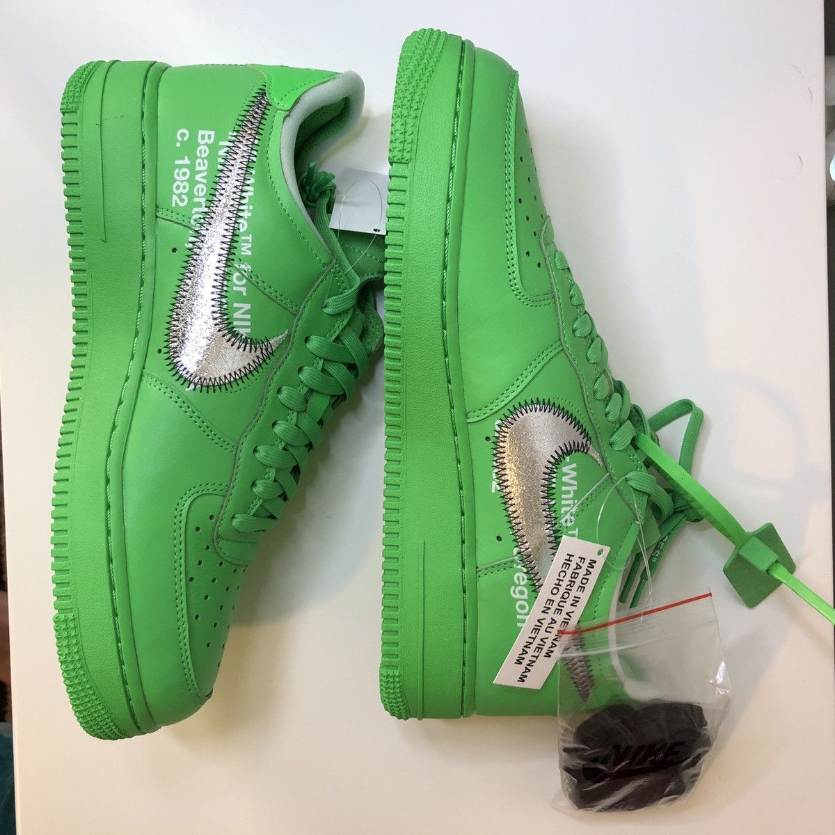 Nike × Off-White Air Force 1 x Off-White™ Brooklyn Size US 8.5 / EU 41-42 - 2 Thumbnail