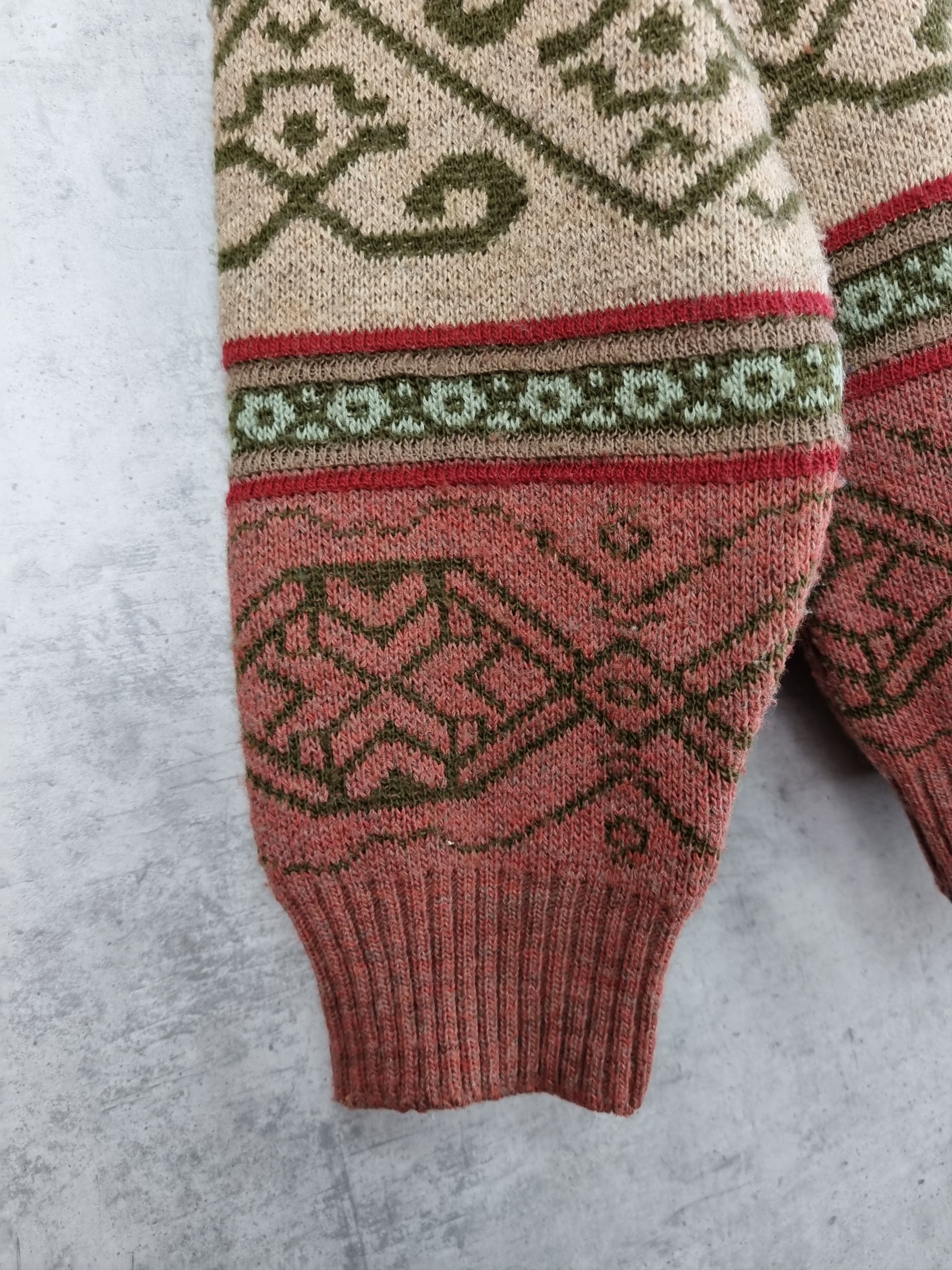 Native 90s Vintage Wool Cardigan Native Kurt Cobain Style Size US M / EU 48-50 / 2 - 8 Thumbnail