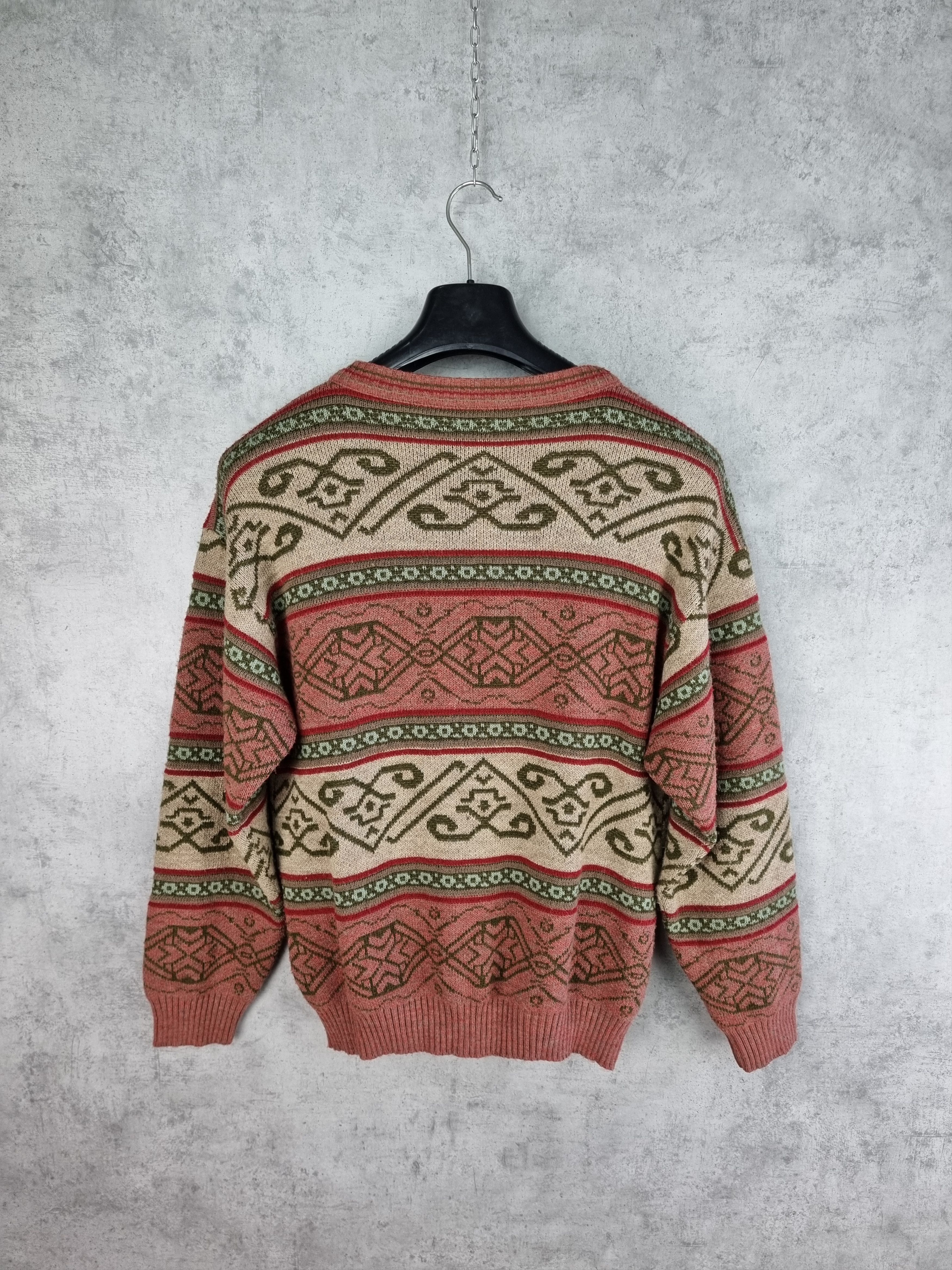 Native 90s Vintage Wool Cardigan Native Kurt Cobain Style Size US M / EU 48-50 / 2 - 4 Thumbnail
