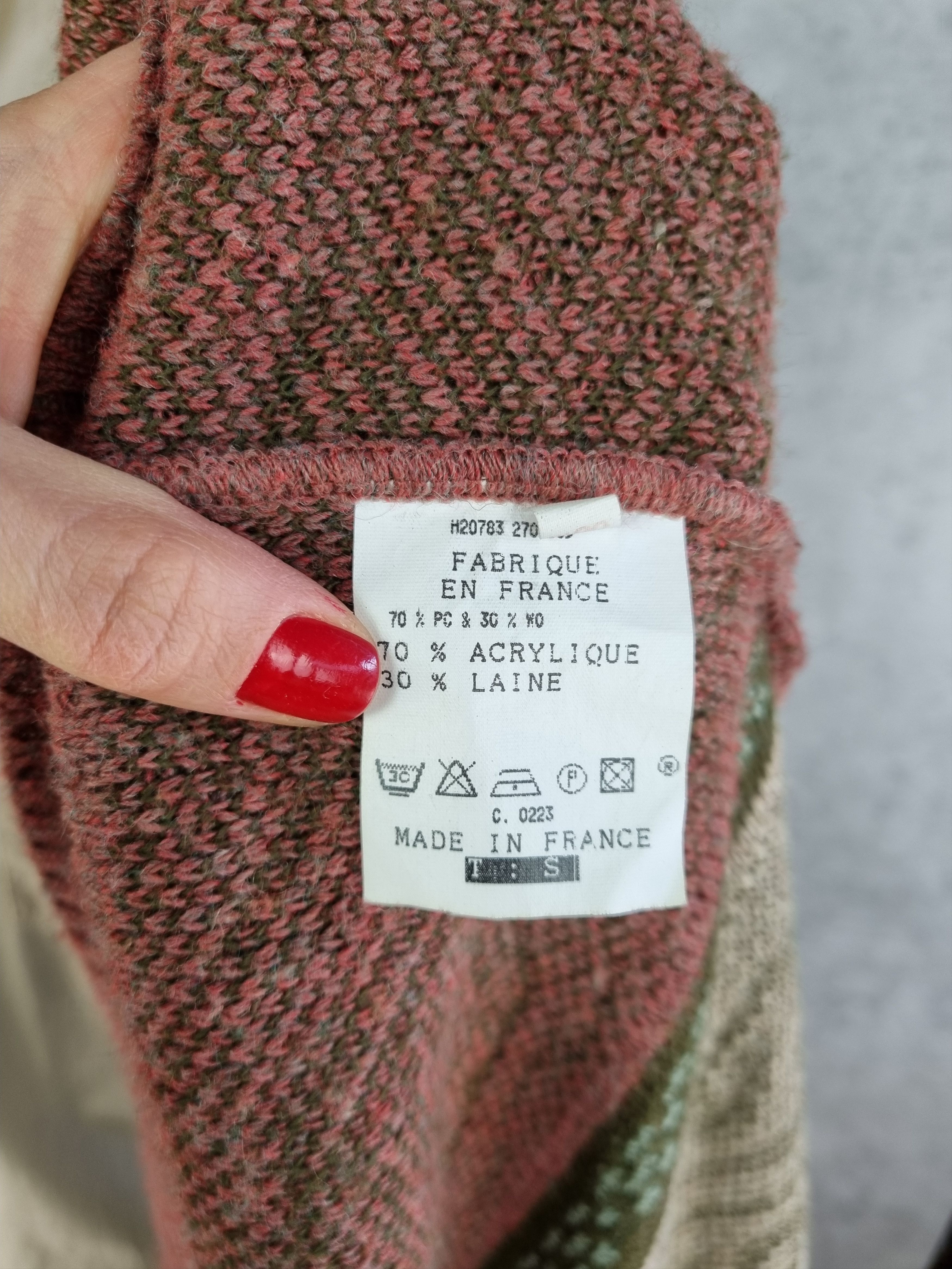 Native 90s Vintage Wool Cardigan Native Kurt Cobain Style Size US M / EU 48-50 / 2 - 12 Thumbnail