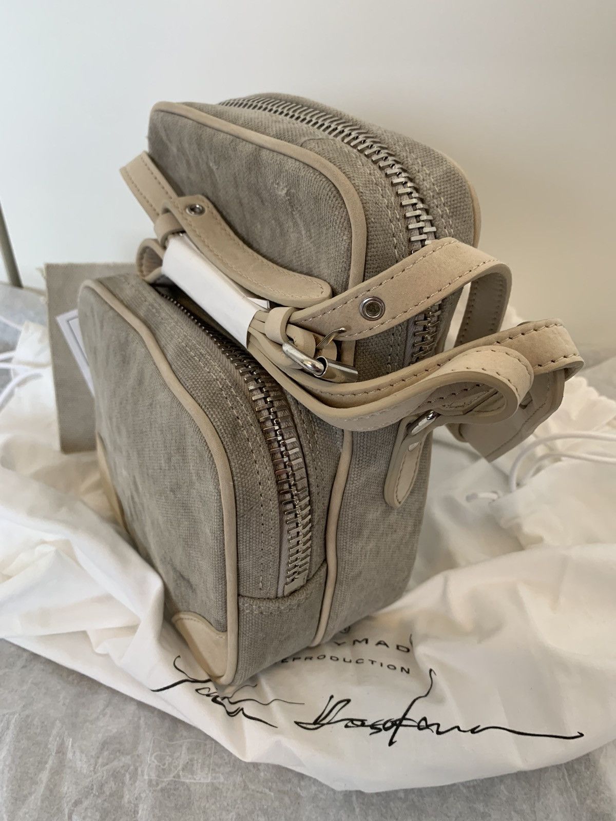 READYMADE (BNWT) Readymade white canvas shoulder bag Size ONE SIZE - 2 Thumbnail