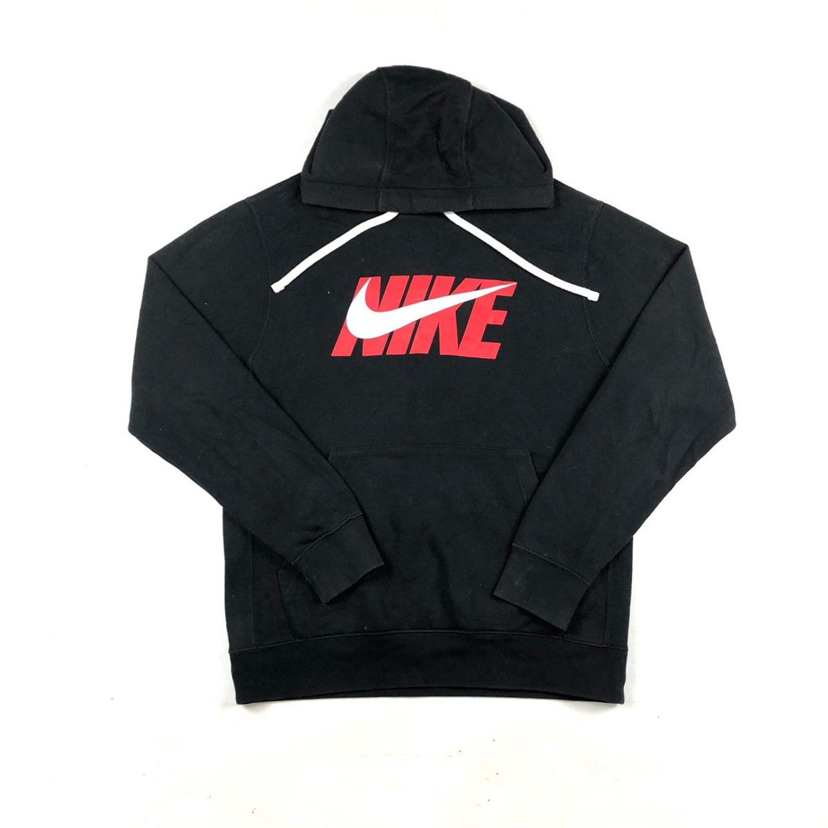 Nike × Vintage Nike hoodie vintage spellout center swoosh retro 90s ...