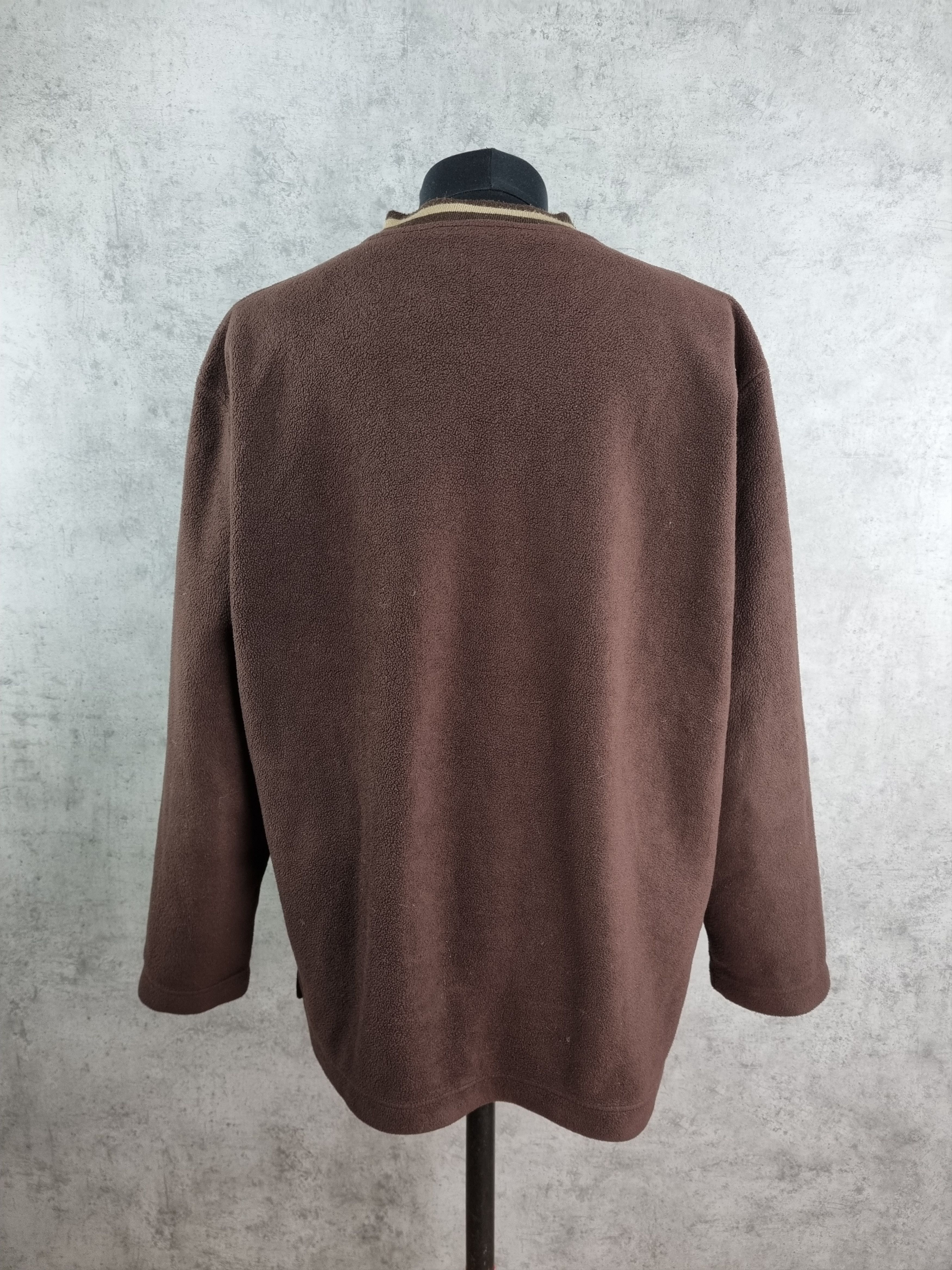 Fila × Vintage 90s Fila Ice Tech Fleece embroidered logo Brown GAP style Size US XL / EU 56 / 4 - 5 Thumbnail