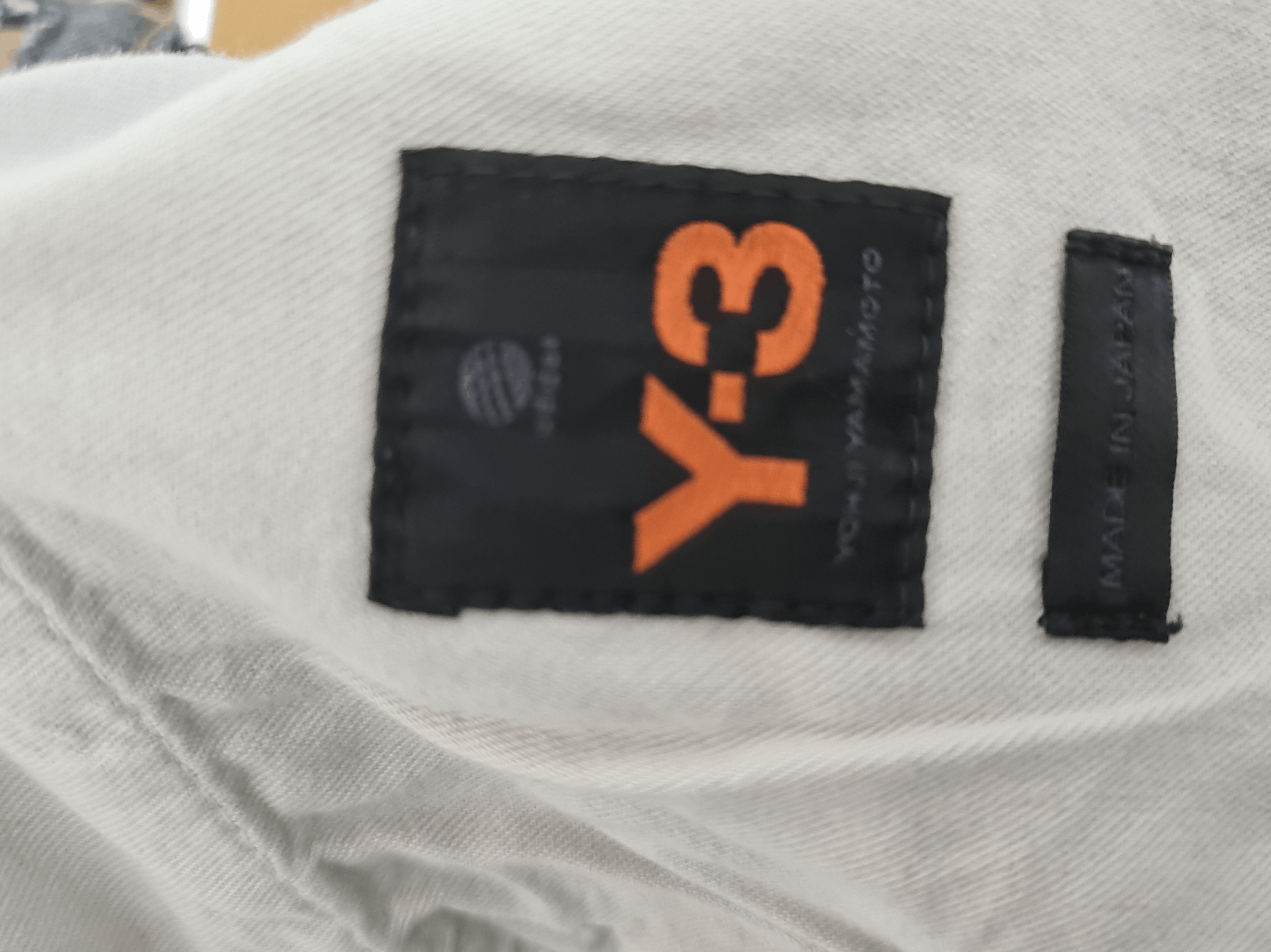 Y-3 3-stripe/spotted horse denim Jeans